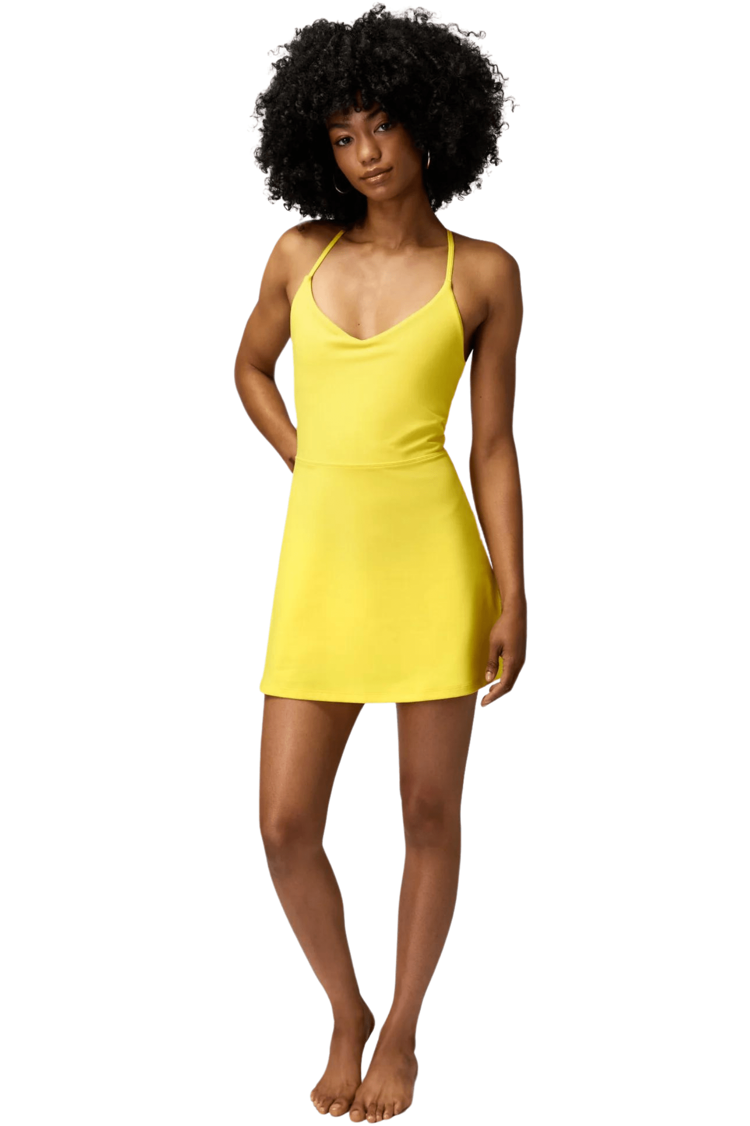 Spiritual Gangster Jet Active Dress Sunflower