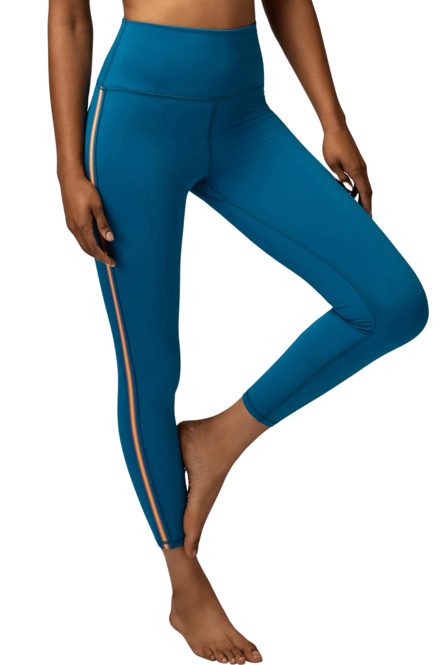 Spiritual Gangster Ada Dream Tech Side Stripe Legging Dark Turquoise