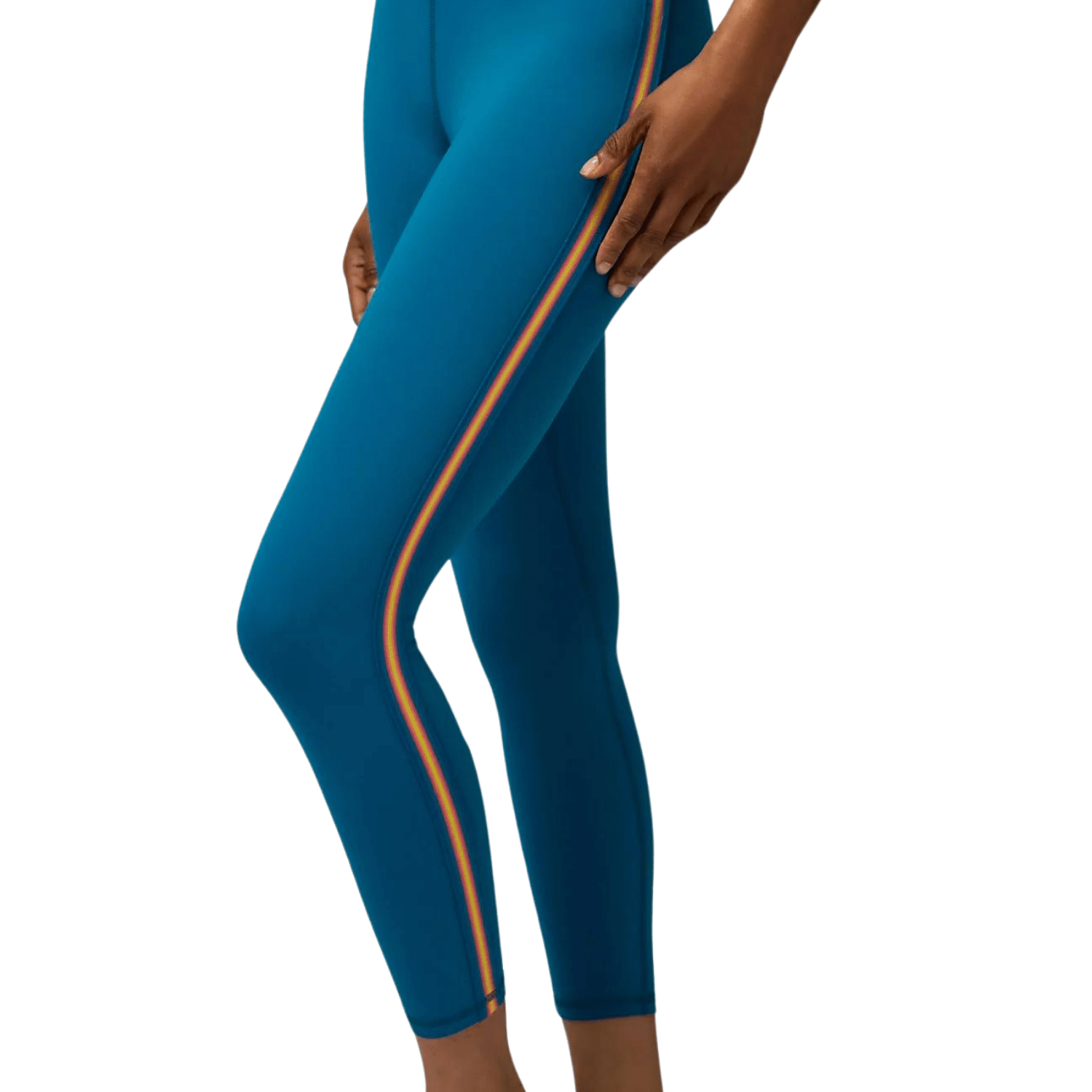 Spiritual Gangster Ada Dream Tech Side Stripe Legging Dark Turquoise