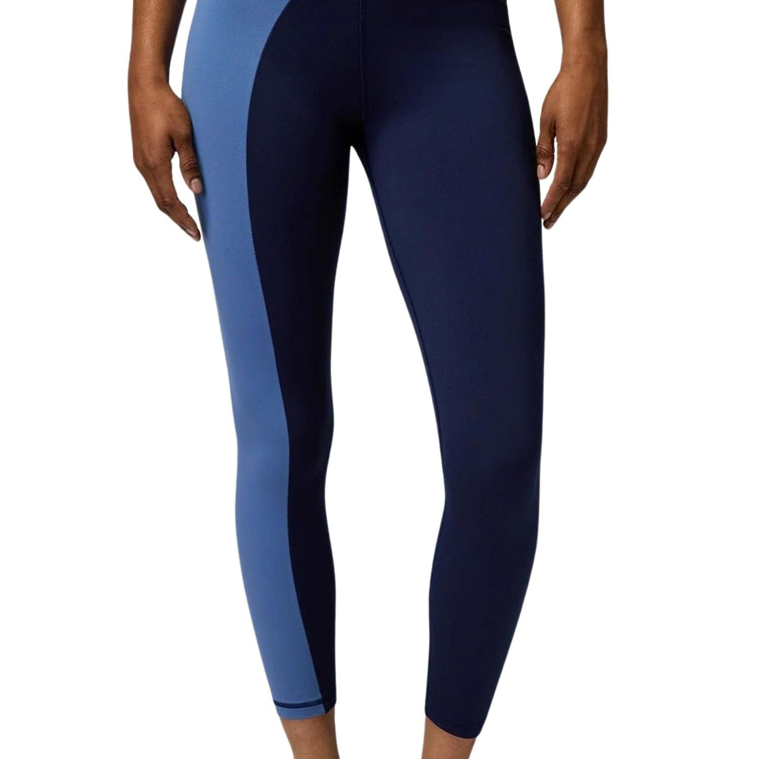 Spiritual Gangster Zoe Colorblock 7/8 Legging Midnight Navy / Pacific Blue