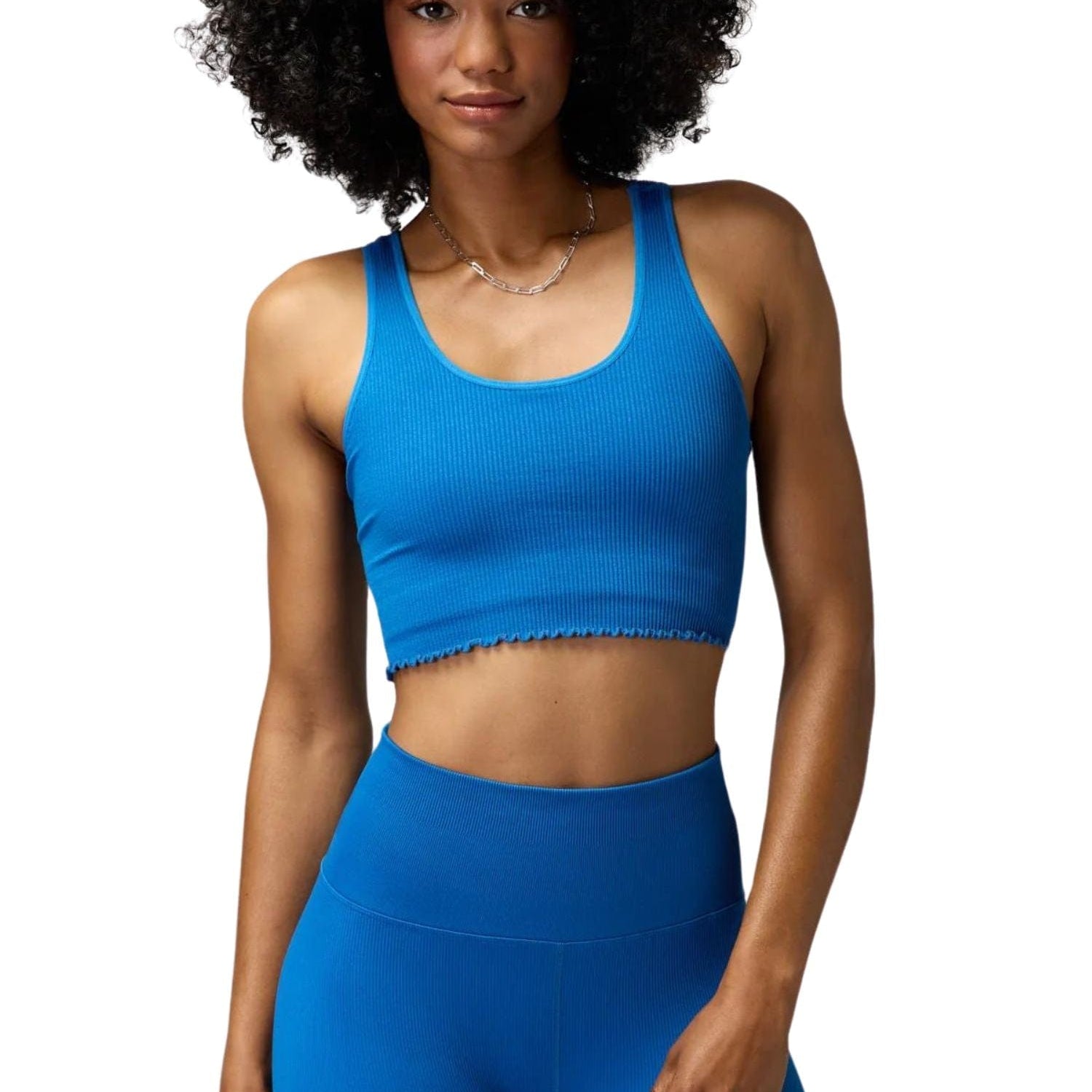 Spiritual Gangster Amor Crop Tank Lagoon