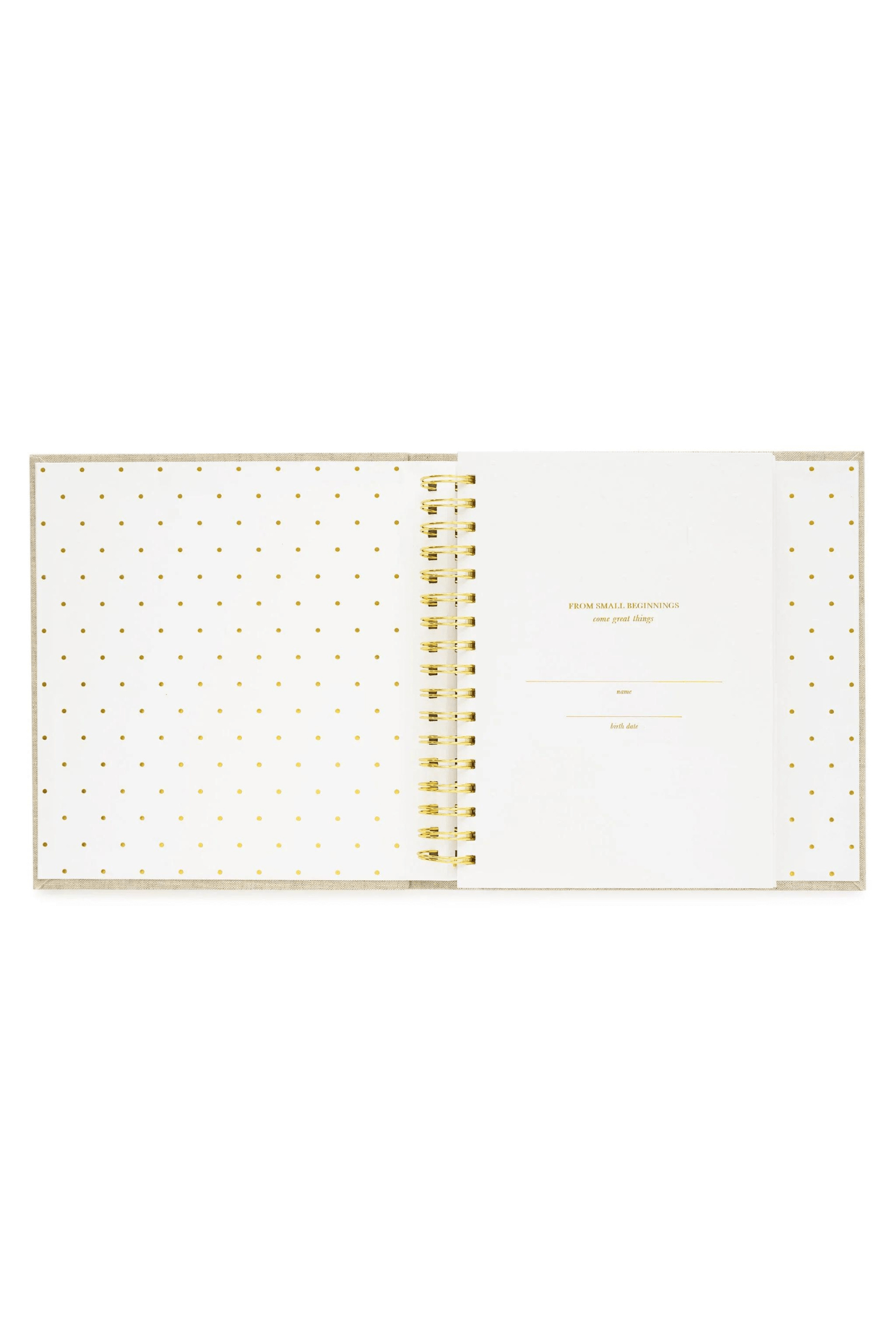 Sugar Paper Baby Book Flax