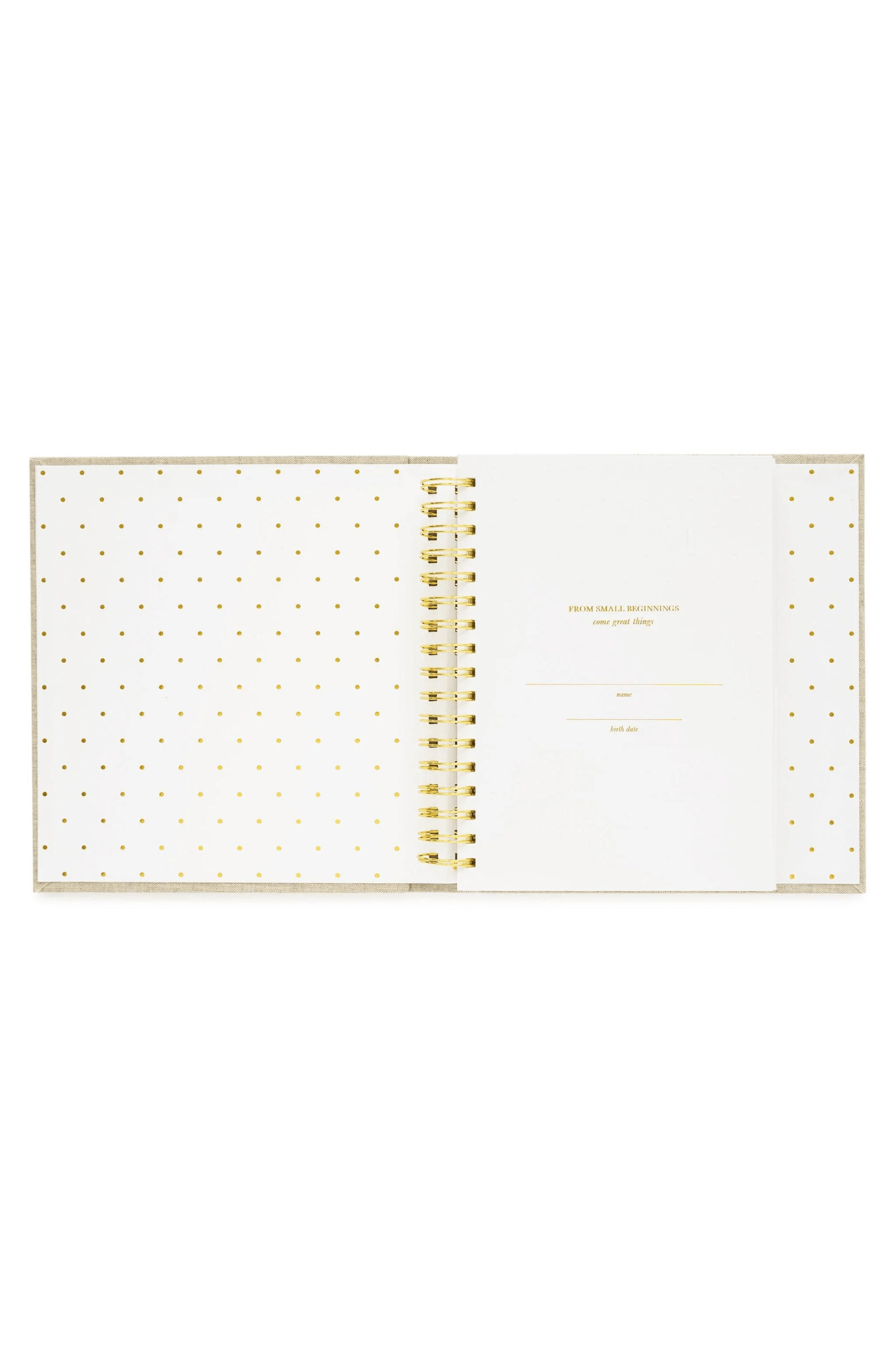 Sugar Paper Baby Book Flax