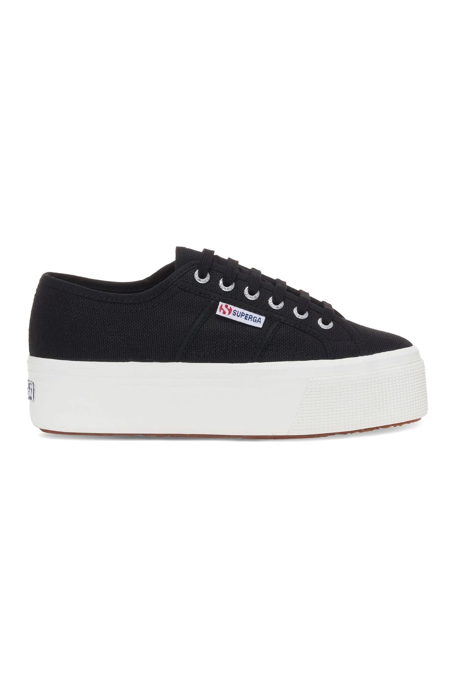Superga 2790 Platform Sneakers Black F Avorio