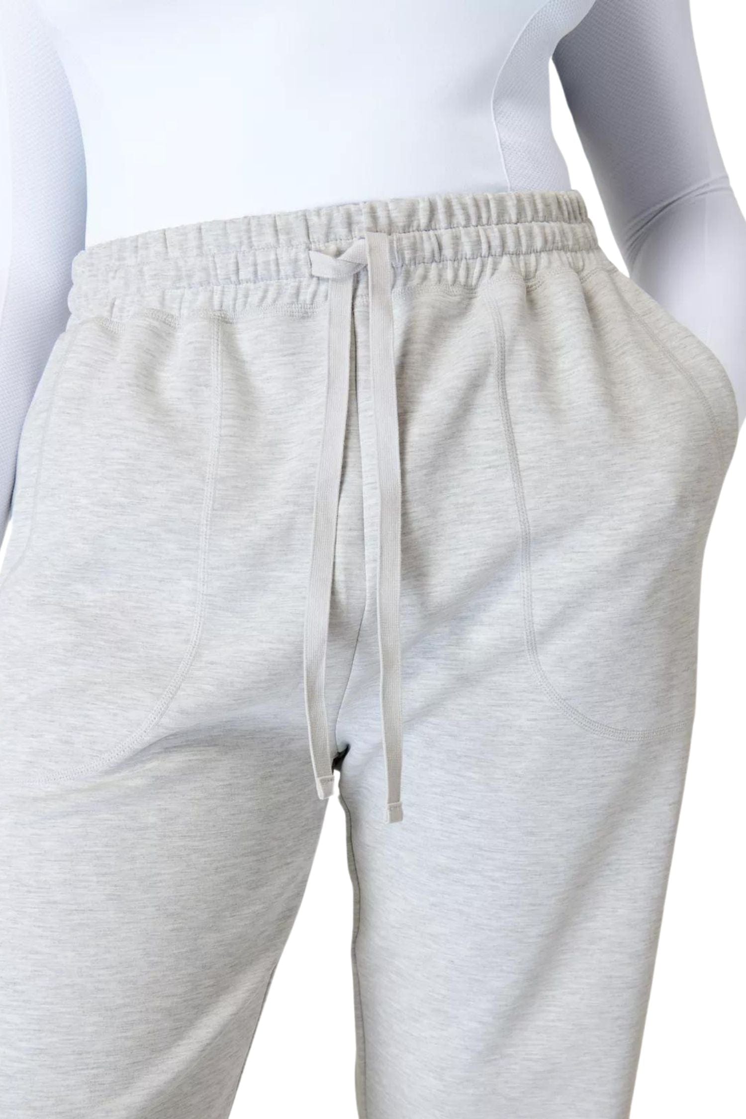 Sweaty Betty Sand Wash Cuffed Pants Ice Grey Marl