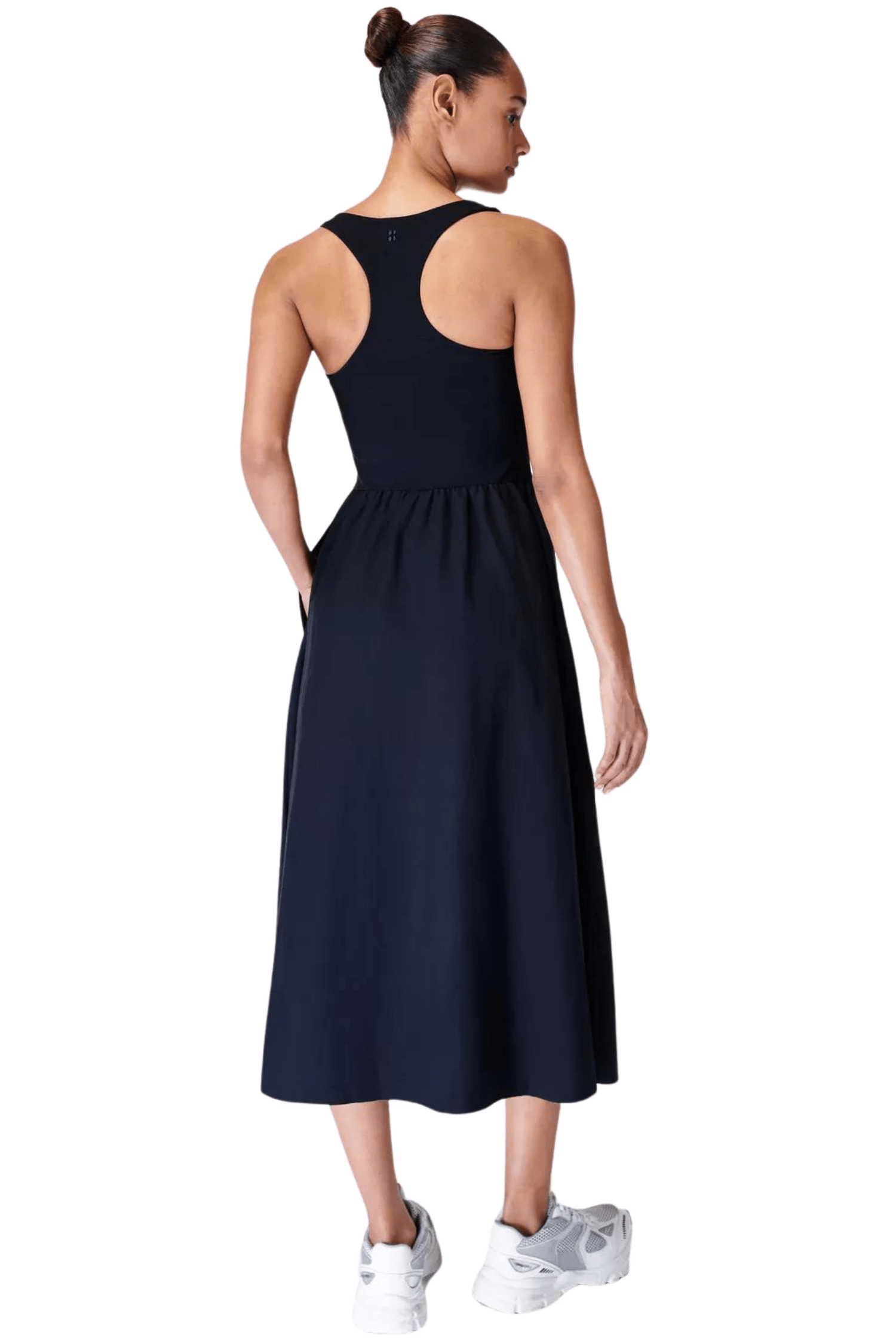 Sweaty Betty Explorer Ribbed Racer Dress Black