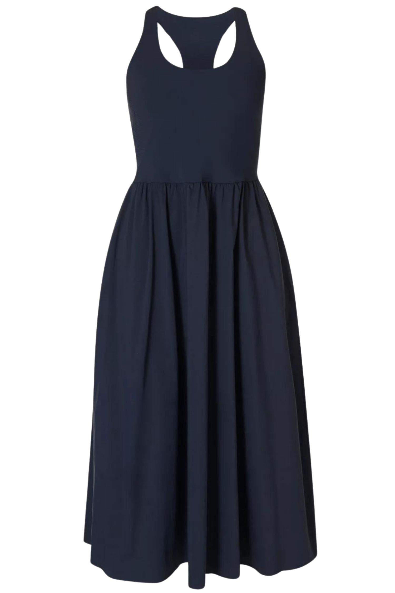 Sweaty Betty Explorer Ribbed Racer Dress Navy Blue