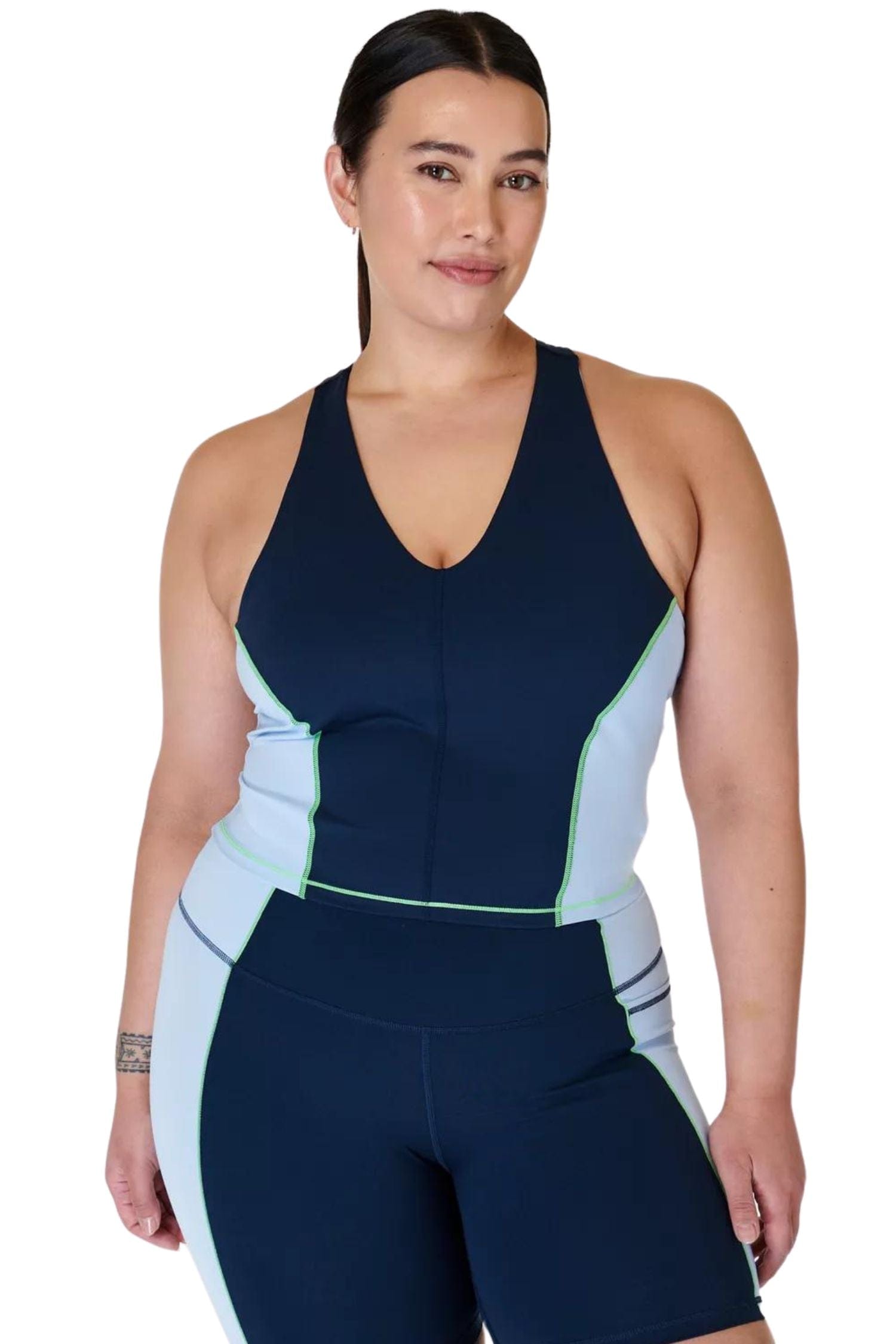 Sweaty Betty Power Racerback Bra Tank Breeze Blue