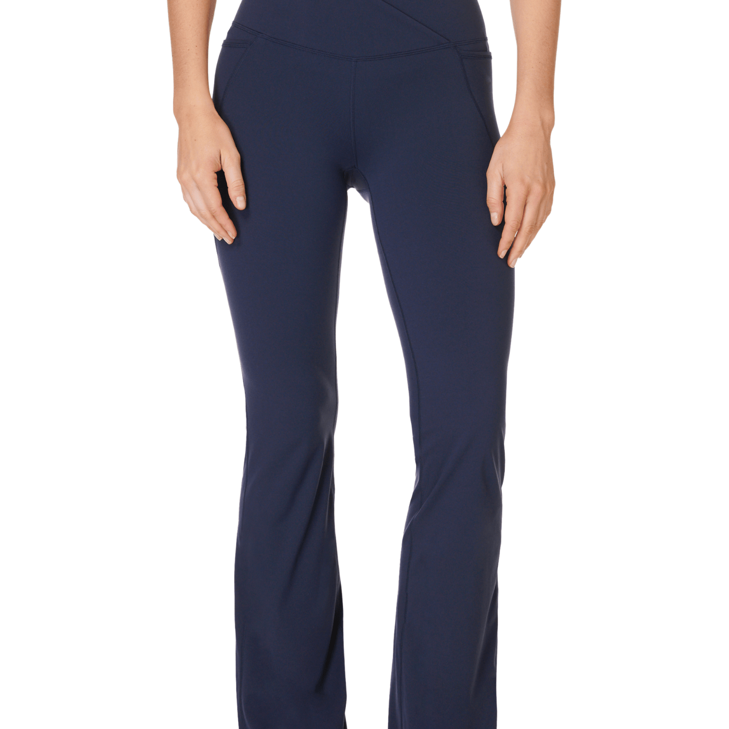 Sweaty Betty Power Boot Cut 2.0 Wrap Waist Navy Blue