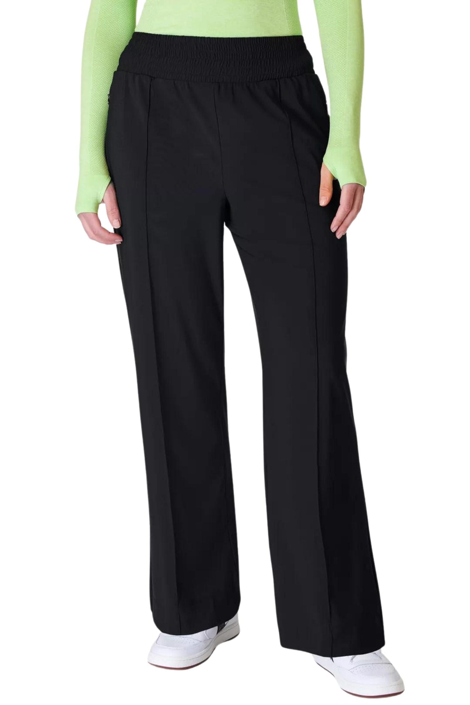 Sweaty Betty Explorer Wide Leg Track Pants Black