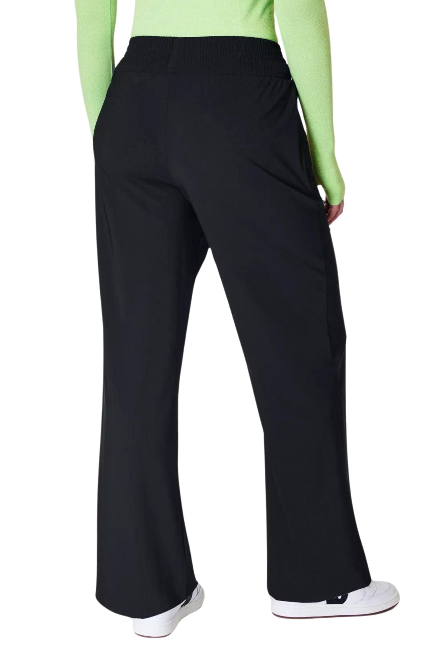 Sweaty Betty Explorer Wide Leg Track Pants Black