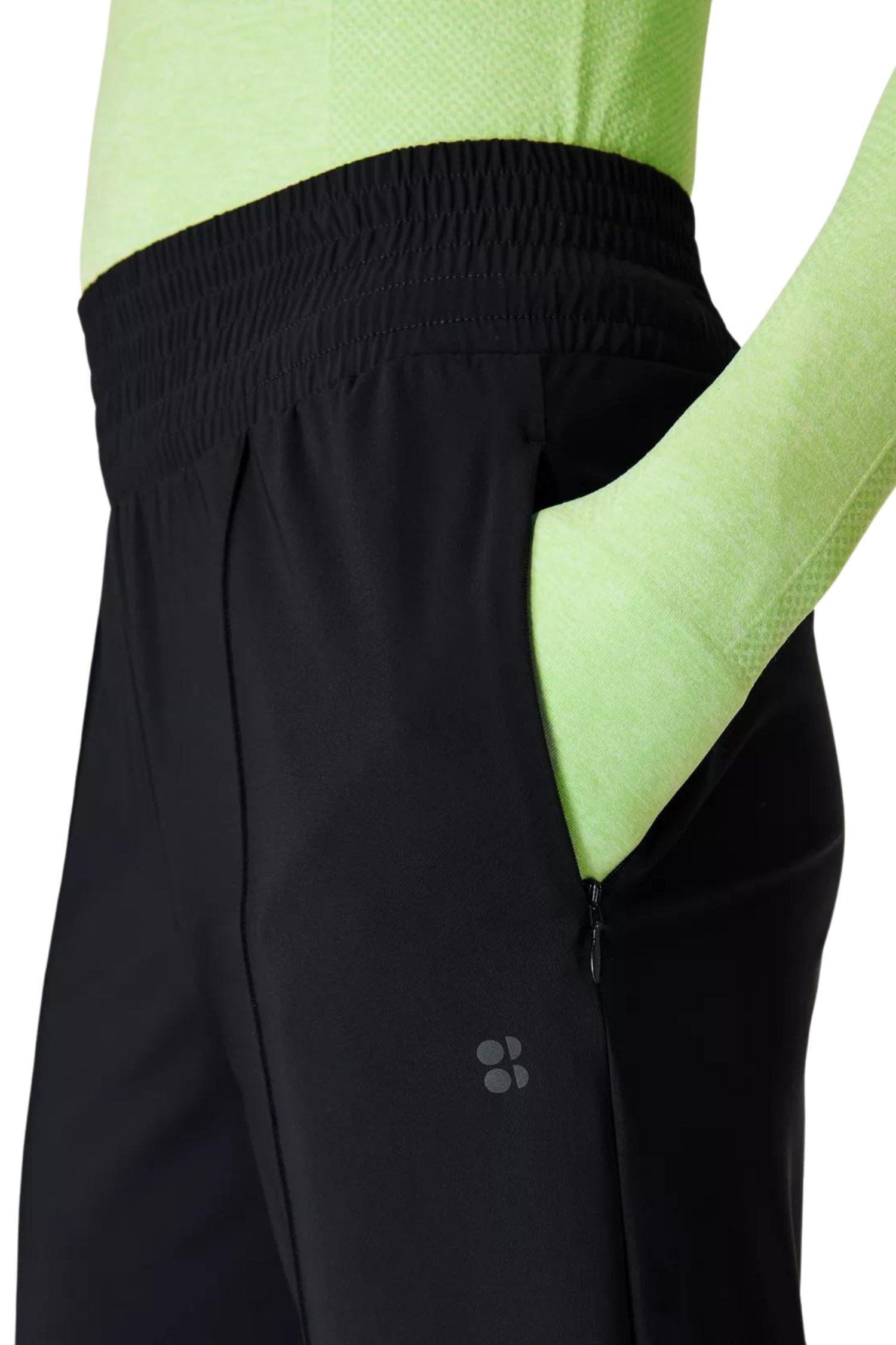 Sweaty Betty Explorer Wide Leg Track Pants Black