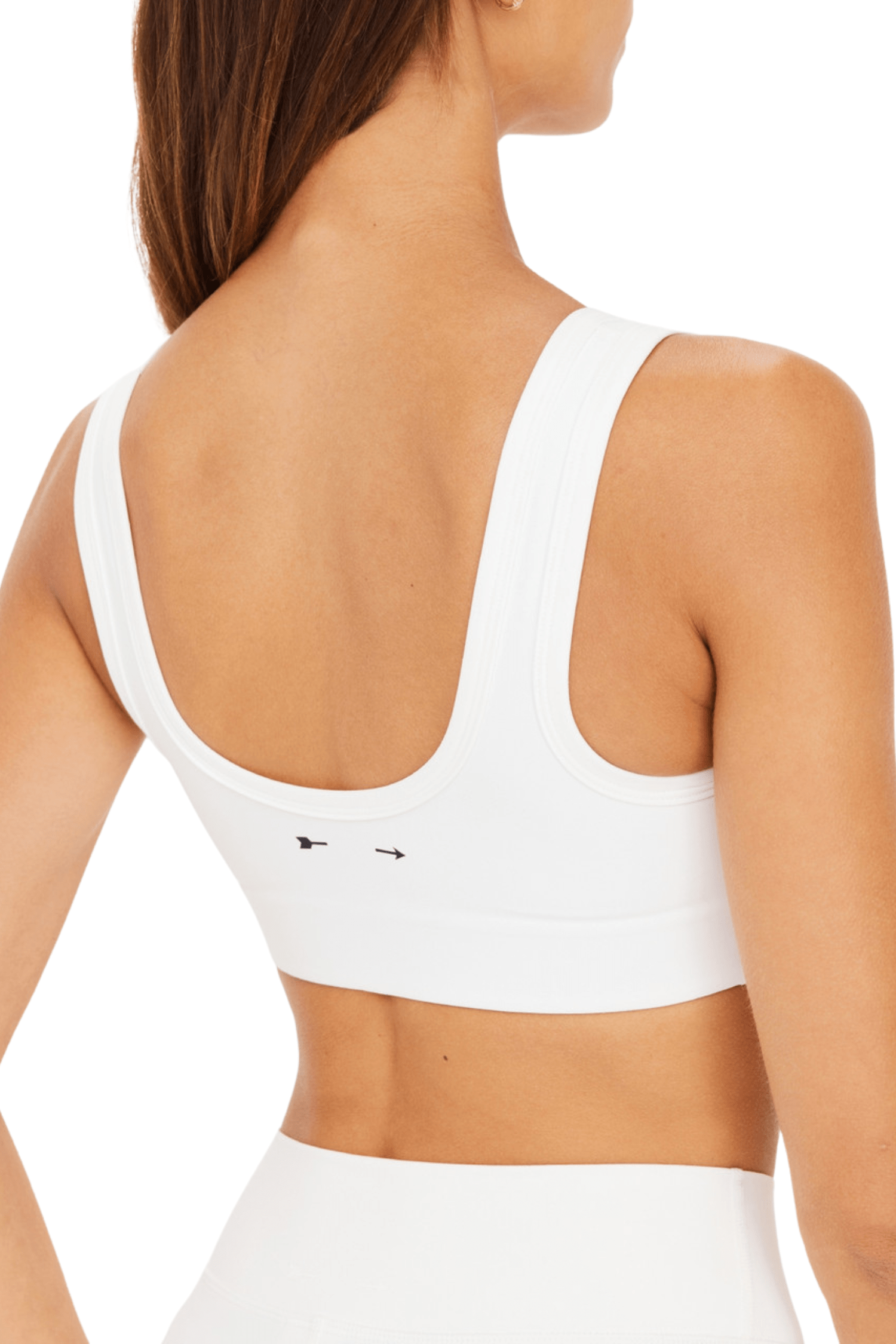 The Upside Peached Harley Bra White