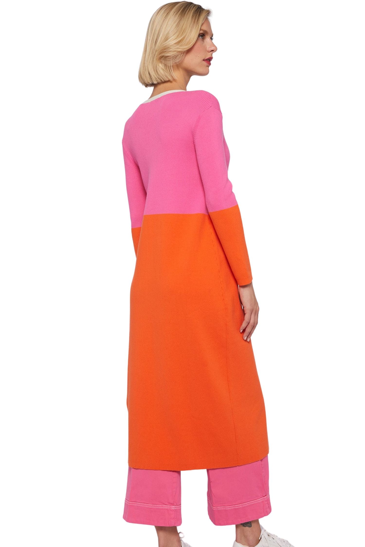 Vilagallo Knitwear Serena Bicolor Pink & Orange