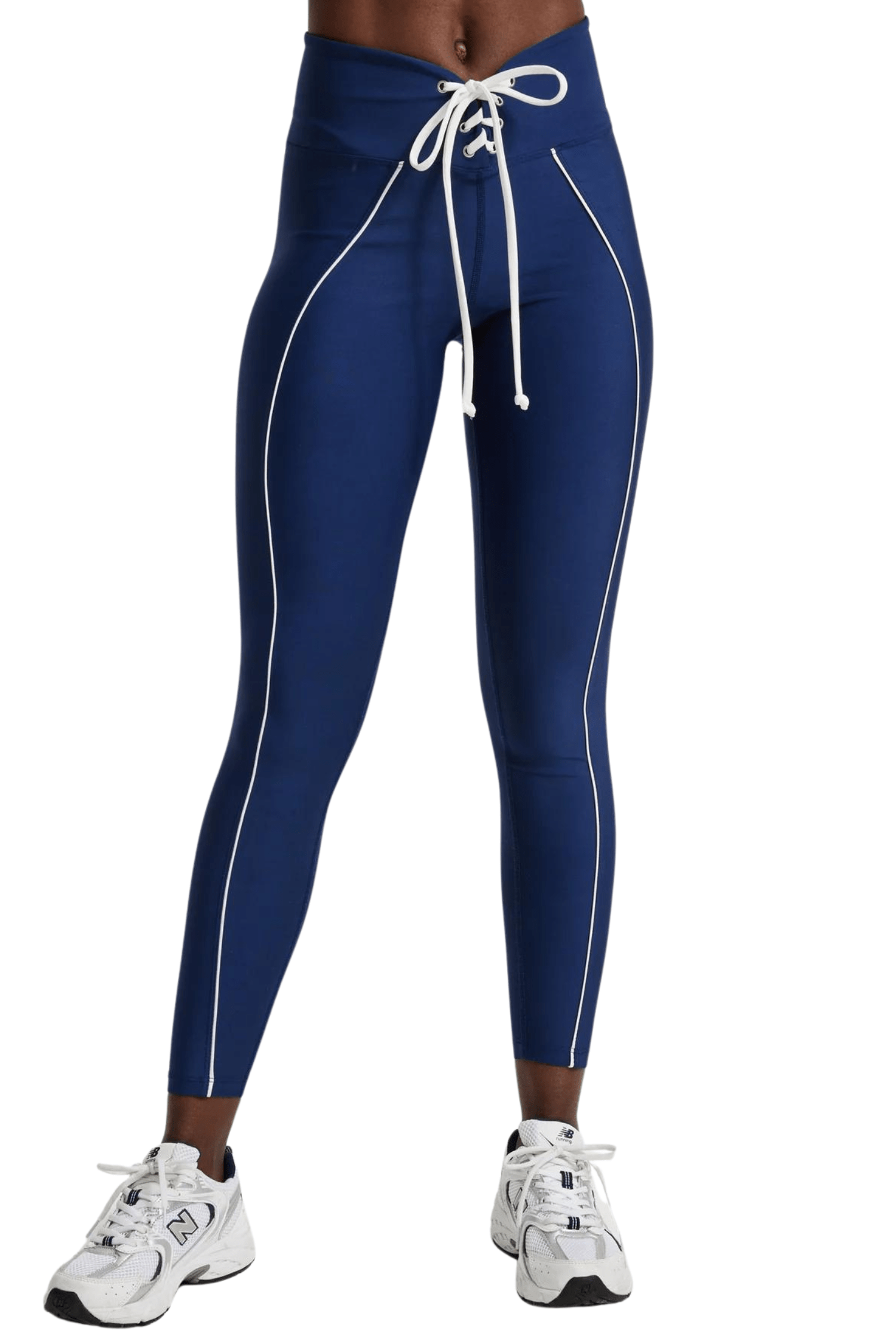 Year of Ours The Field Legging Navy/White