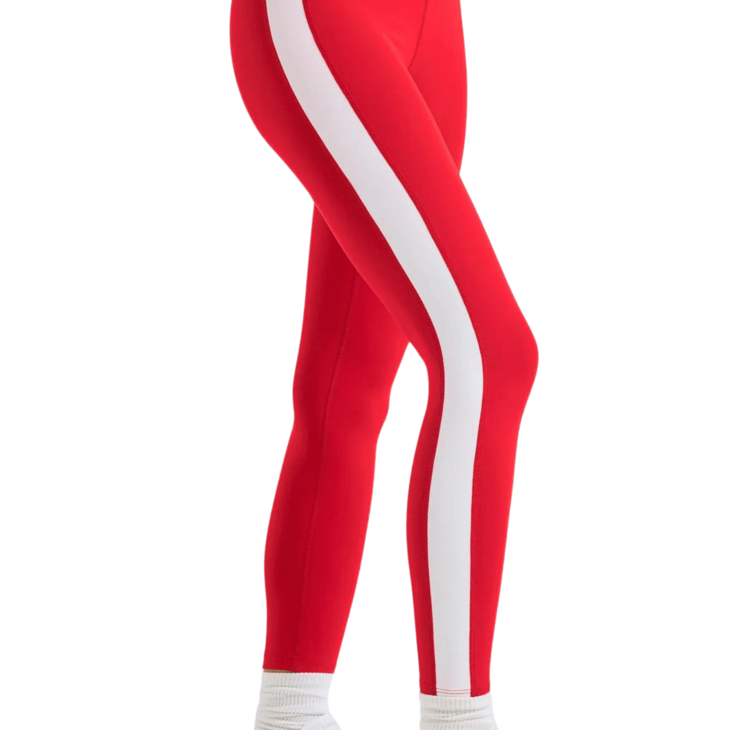 Year of Ours Sport 7/8S Track Legging Red/White