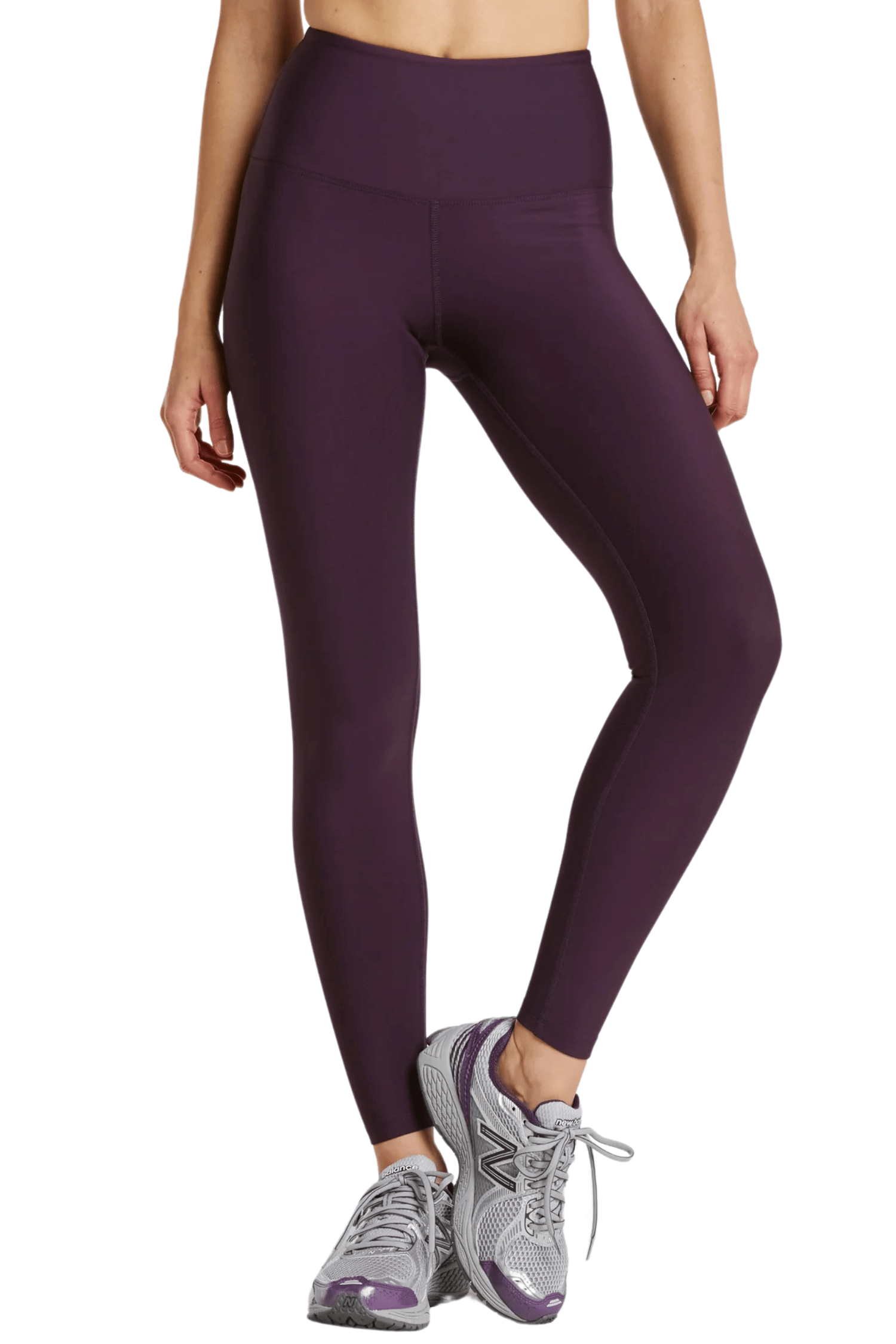 Year of Ours Recycled High Rise Sport Legging Deep Plum