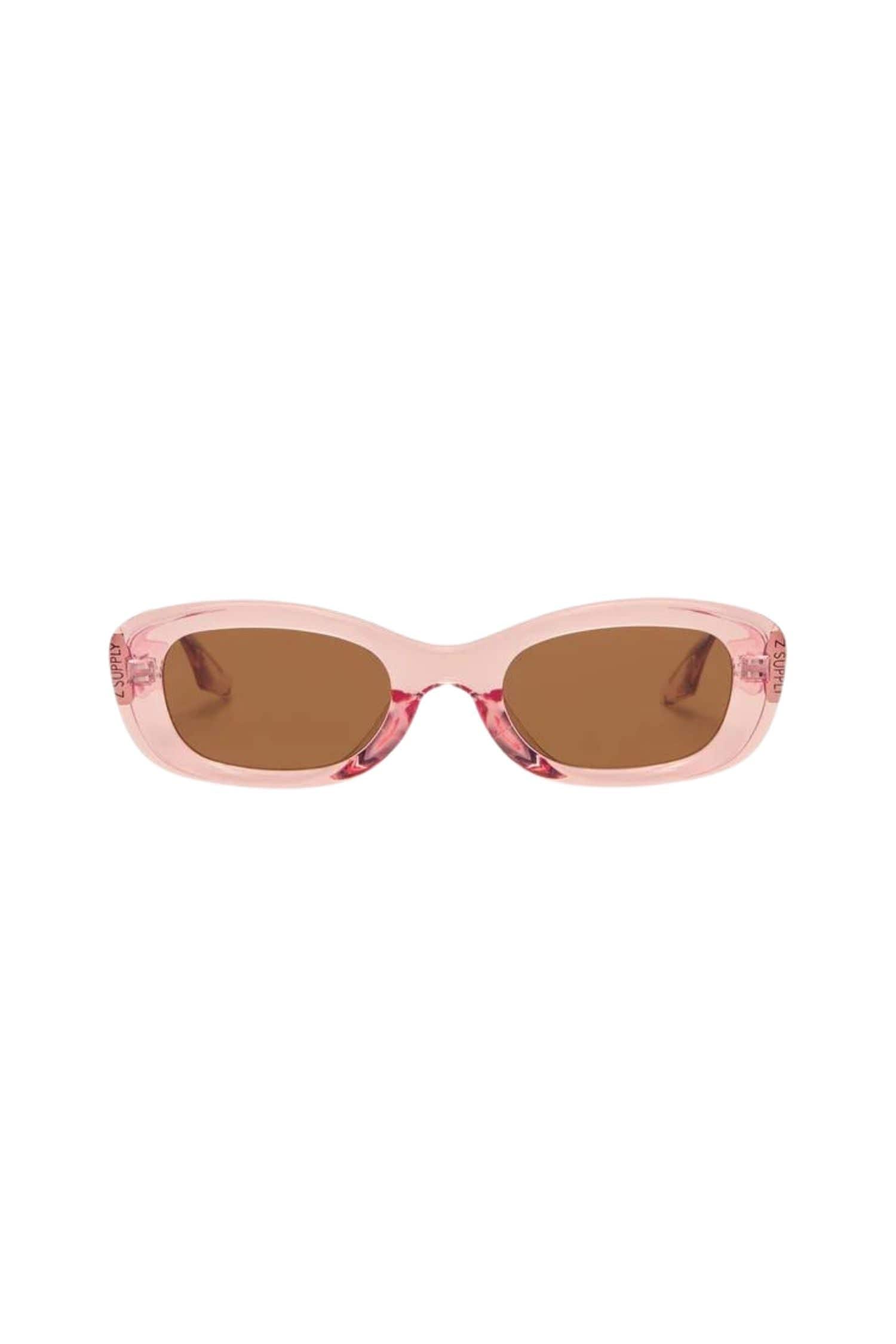Z Supply Joyride Sunglasses Pink Lemonade Brown