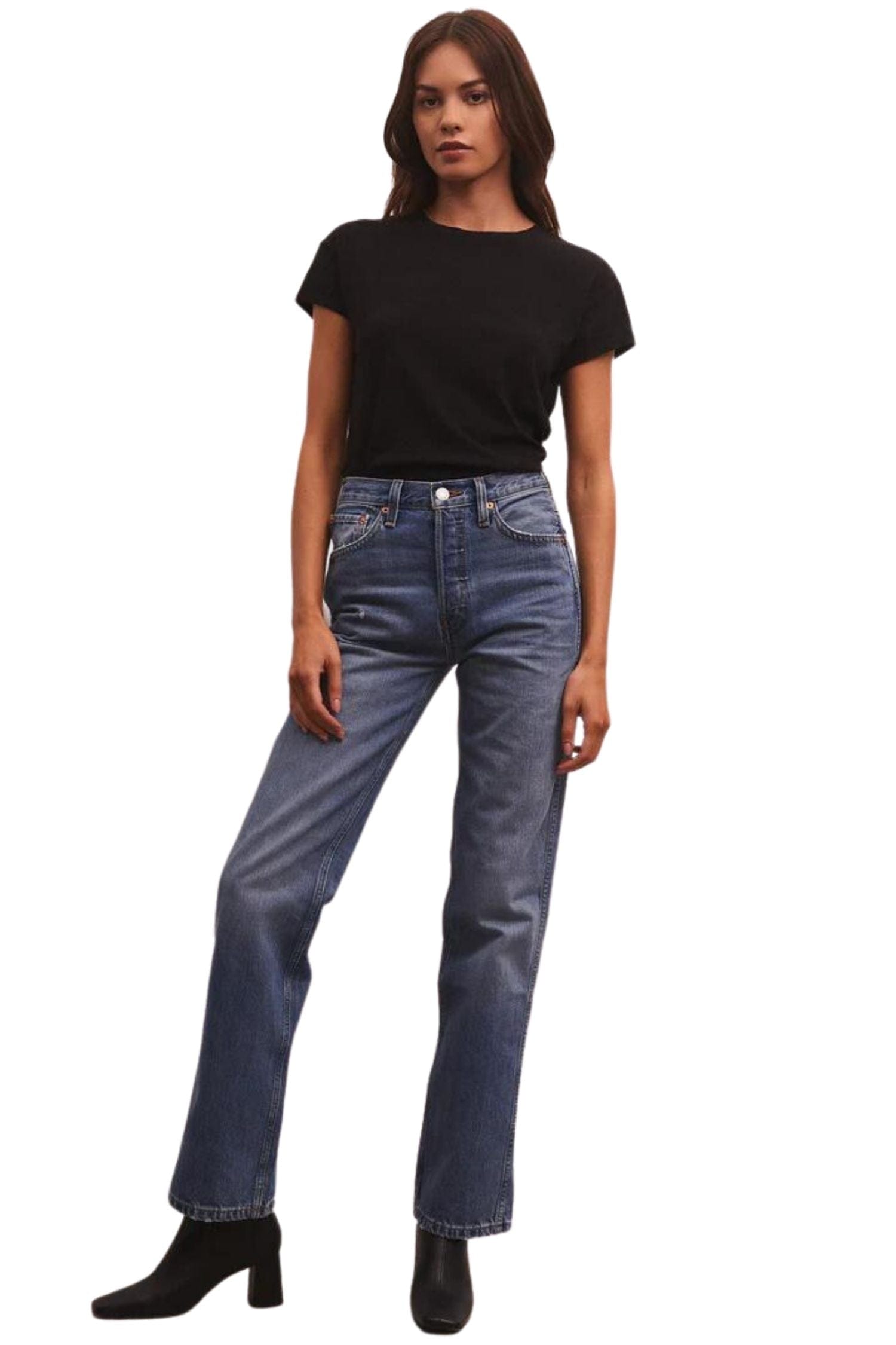 Z Supply Modern Slub Tee Black