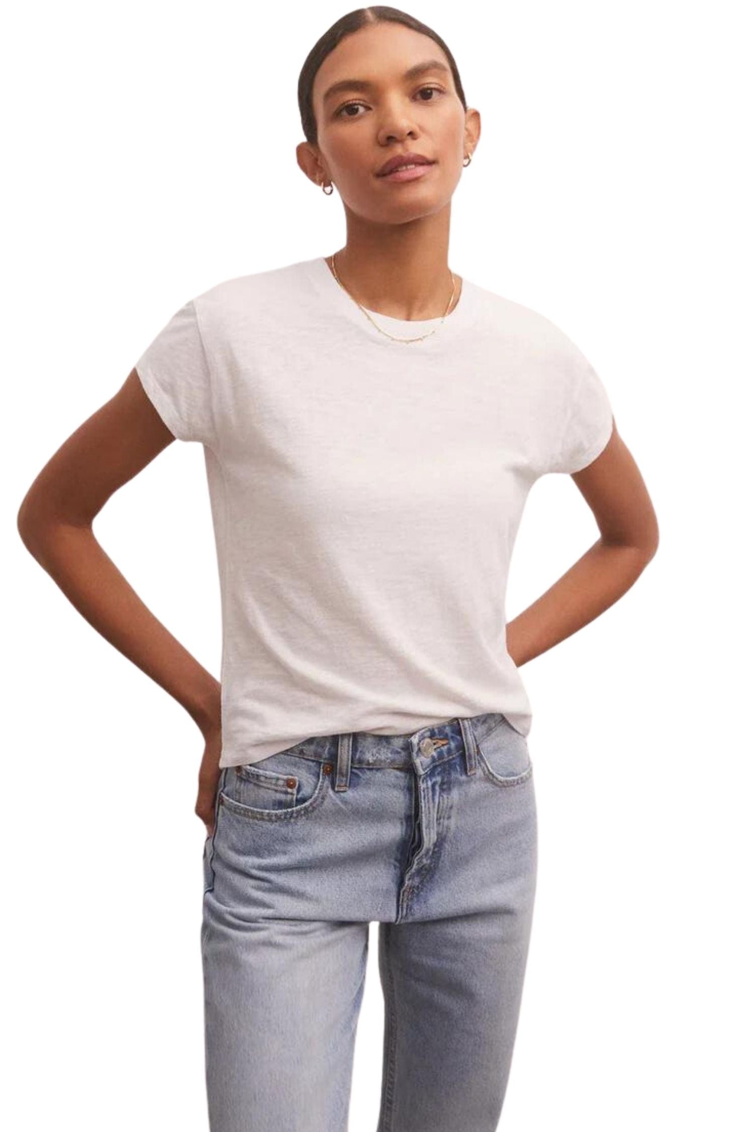 Z Supply Modern Slub Tee White