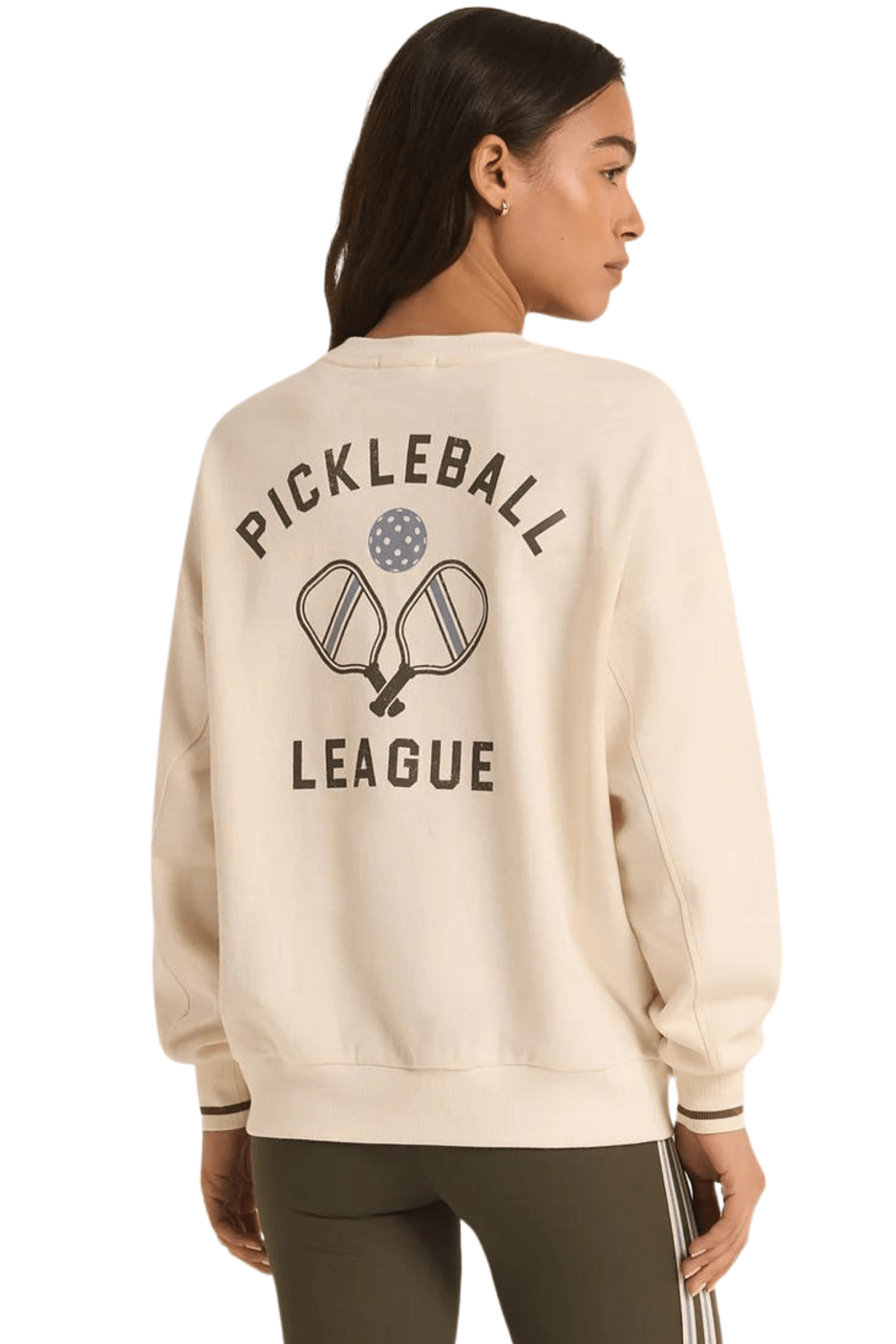 Z Supply Pickleball Sweatshirt Sandstone