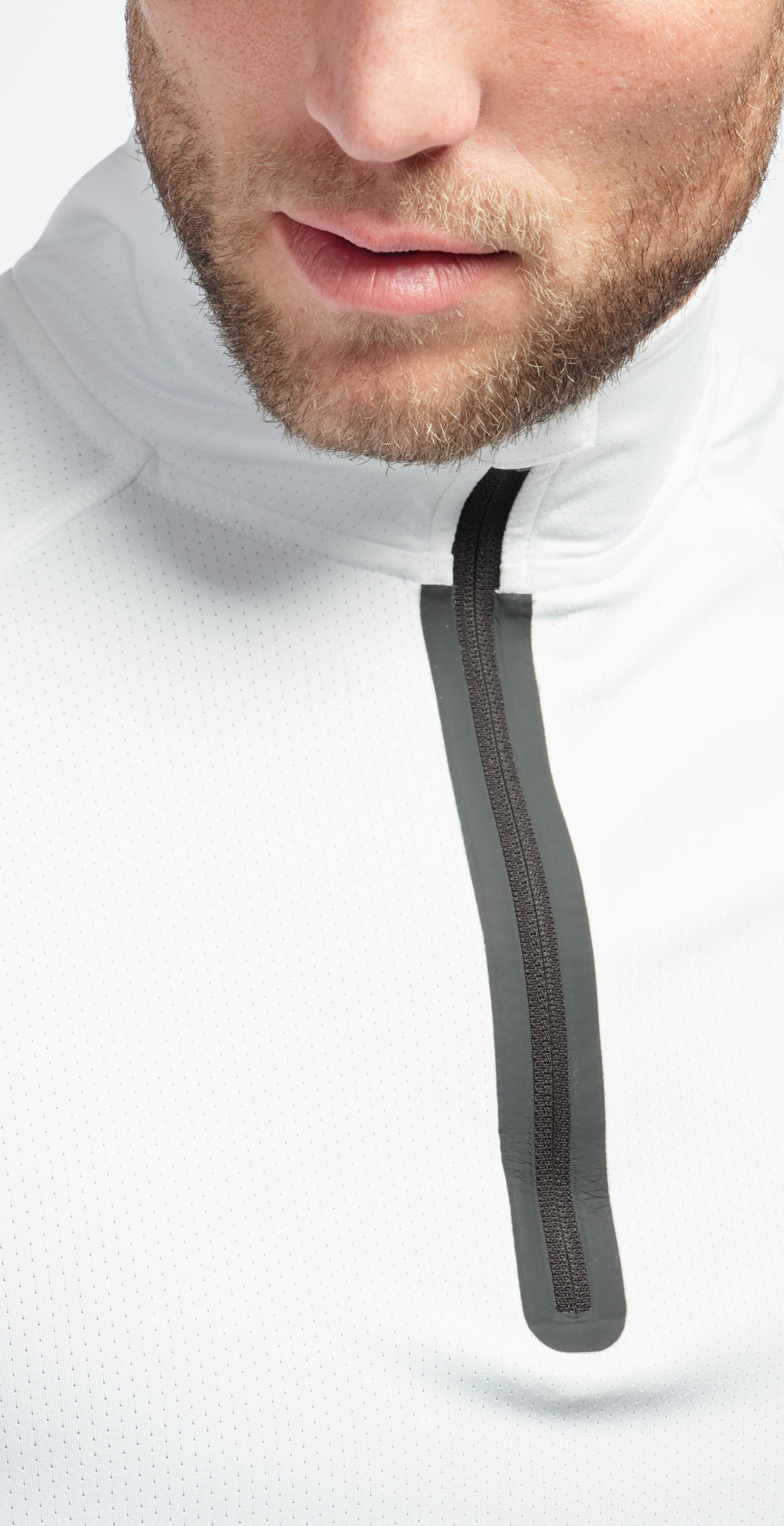 Rhone Courtside Performance 1/4 Zip White