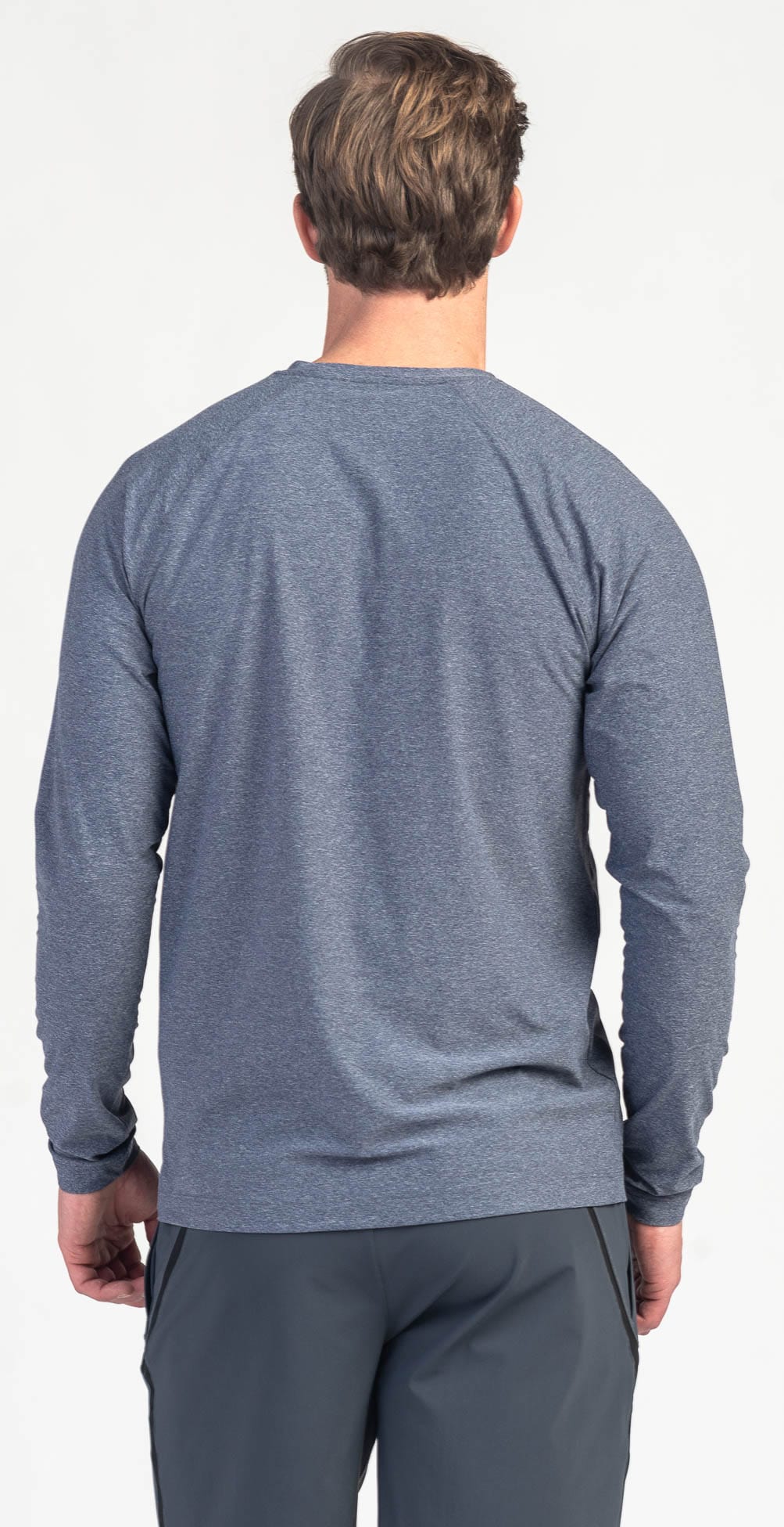 Rhone Reign Long Sleeve Midnight Heather