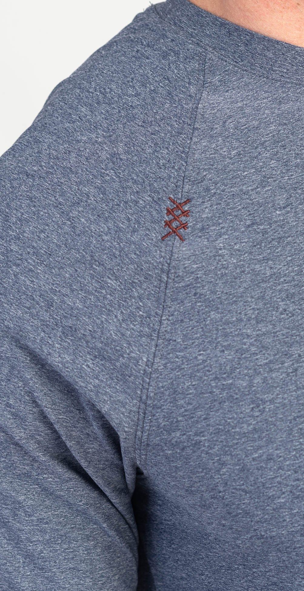 Rhone Reign Long Sleeve Midnight Heather