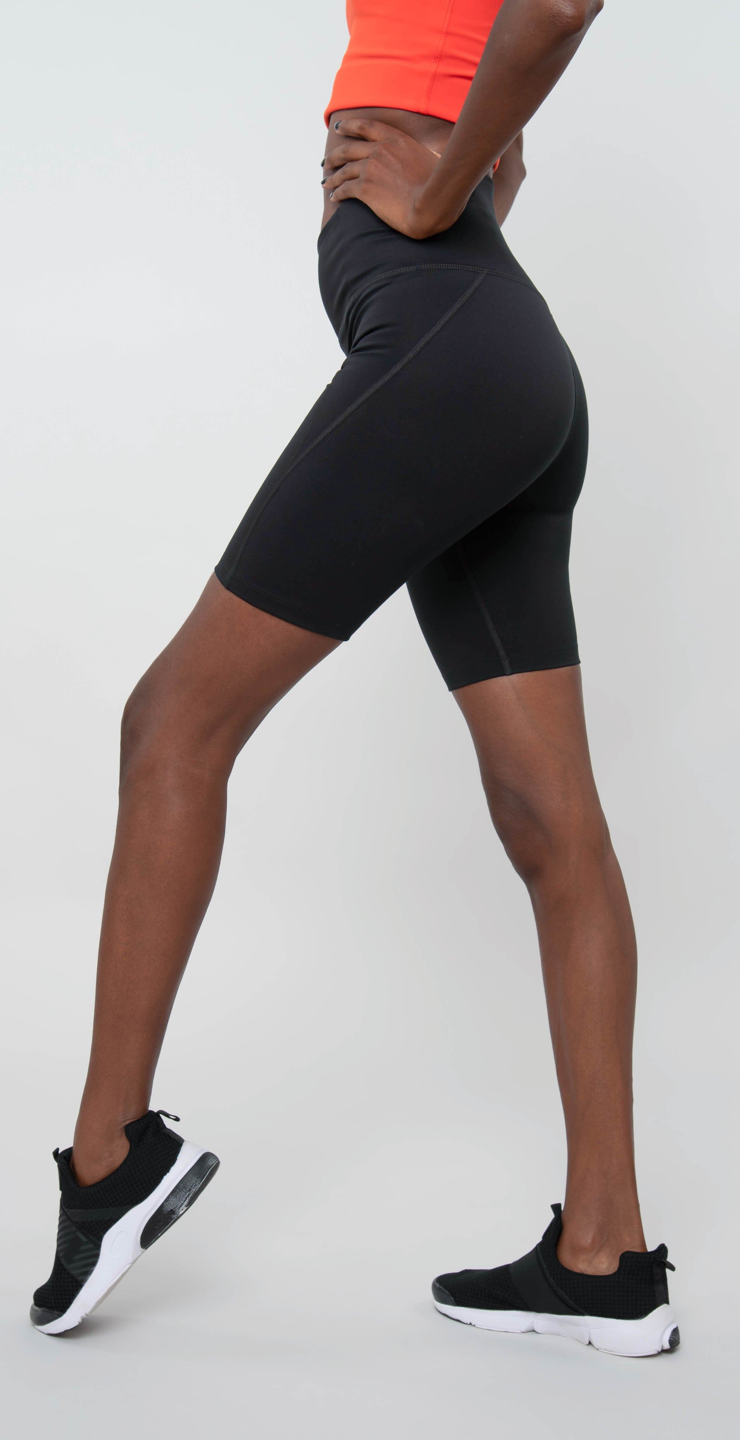 Girlfriend Collective High-Rise Bike Short Black