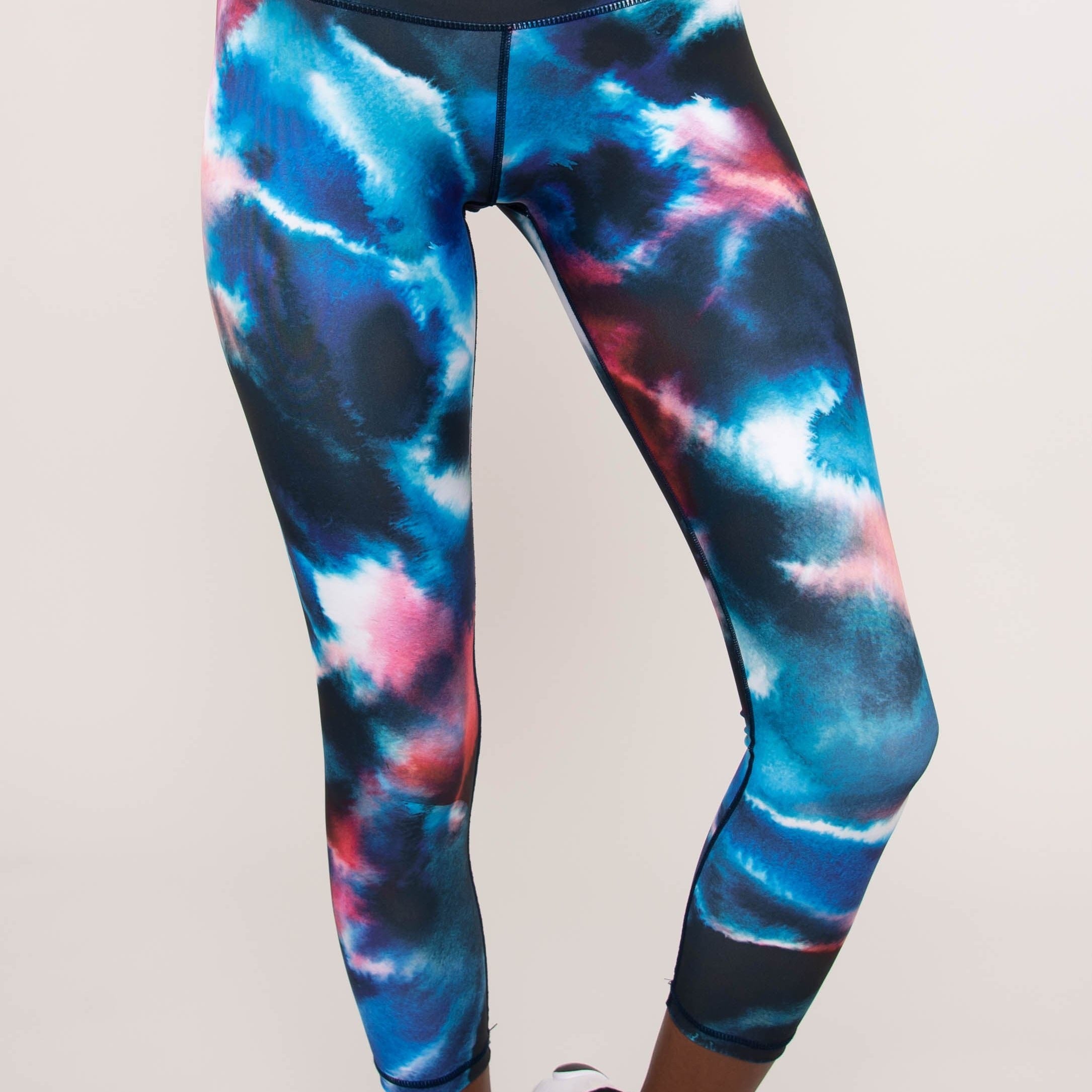 Catleya Jimi 7/8 High Waist Leggings Navy Tie Dye
