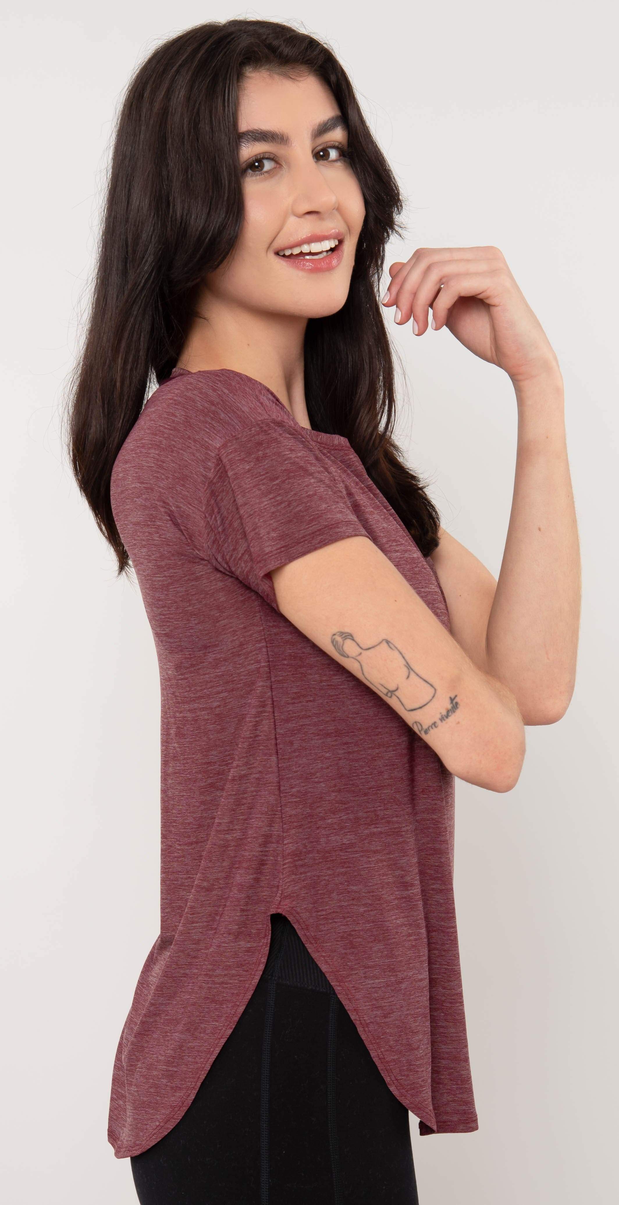 Catleya Erica Short Sleeve Top Brick