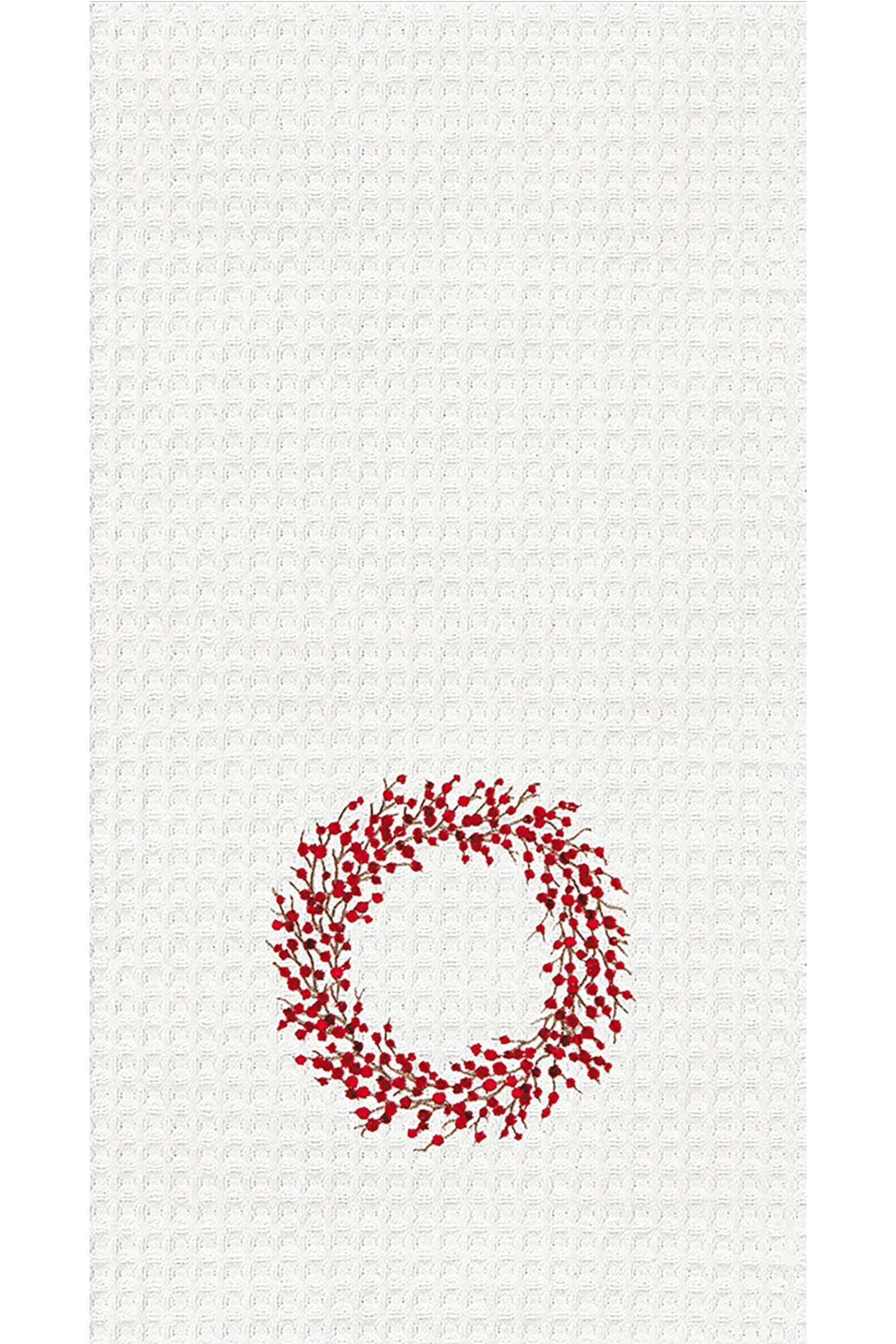 C&F Kitchen Towel Berry Wreath