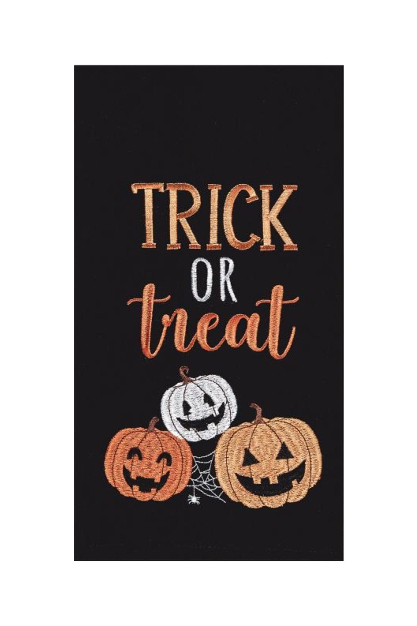 C&F Kitchen Towel Trick or Treat Pumpkins