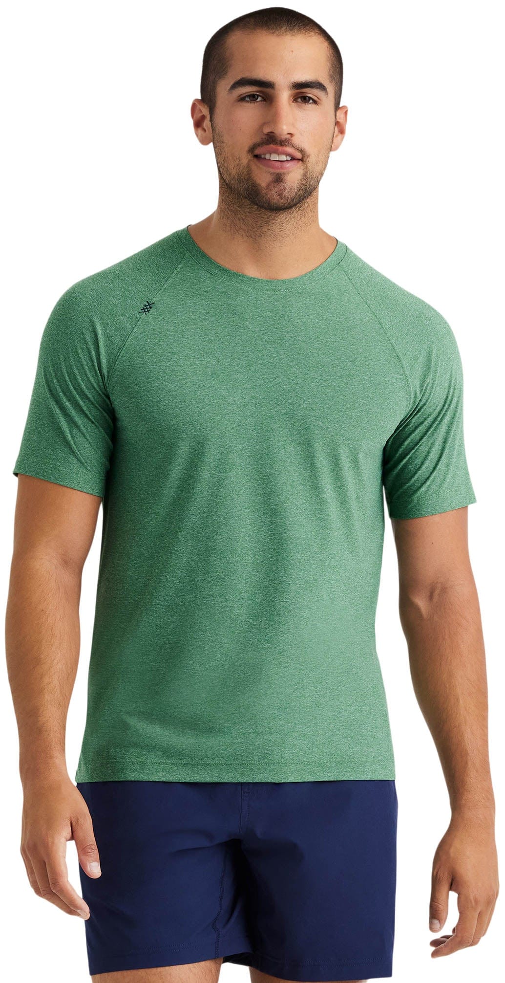 Rhone Reign Short Sleeve Eden Heather