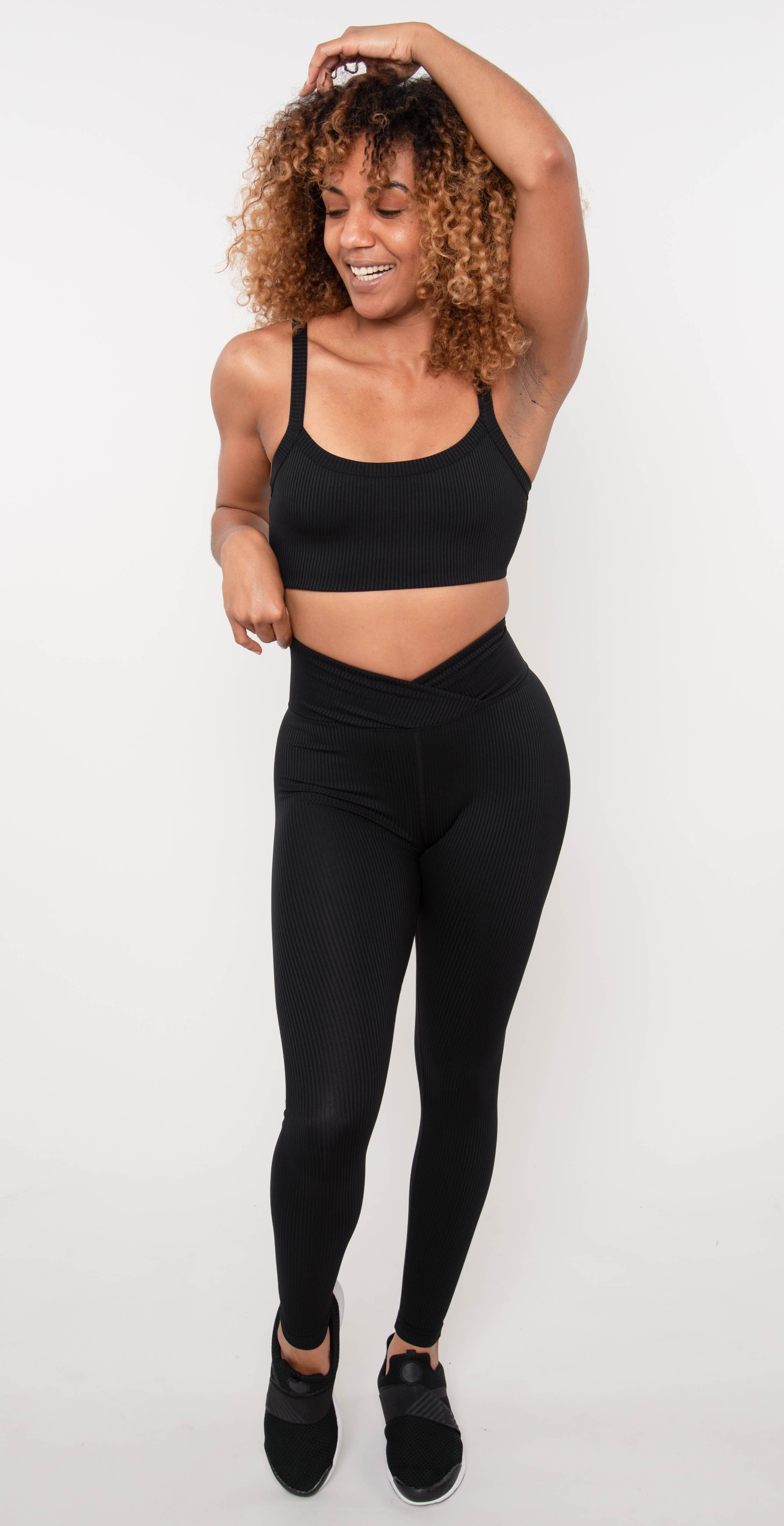 Year of Ours Ribbed Bralette 2.0 Black Ribbed