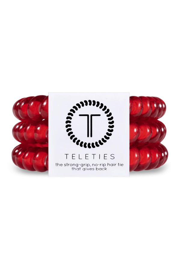 Small Teleties Scarlet Red