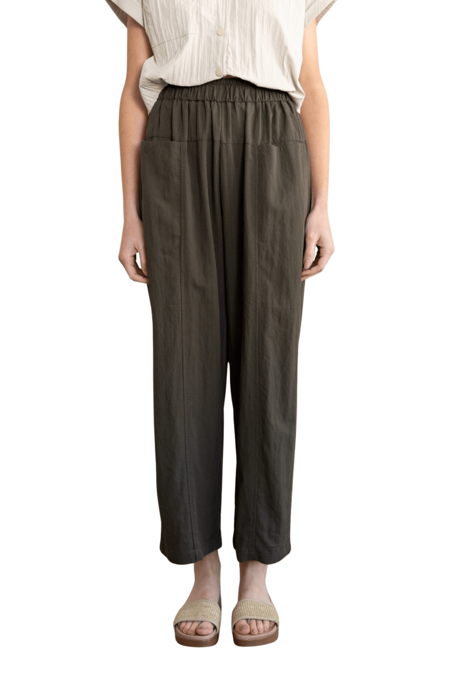 Front Seam Relaxed Pants