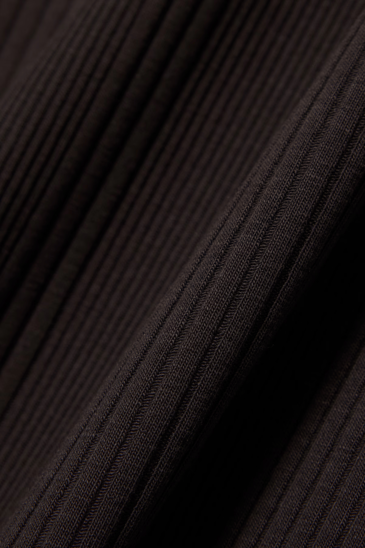 Ribbed Cotton Strappy Maxi Dress