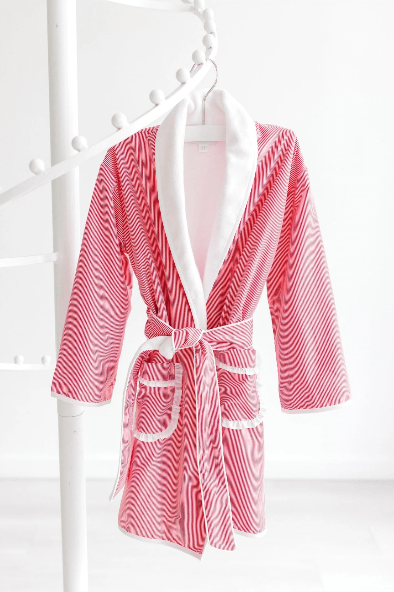 Bathrobe - Red Stripe Girl