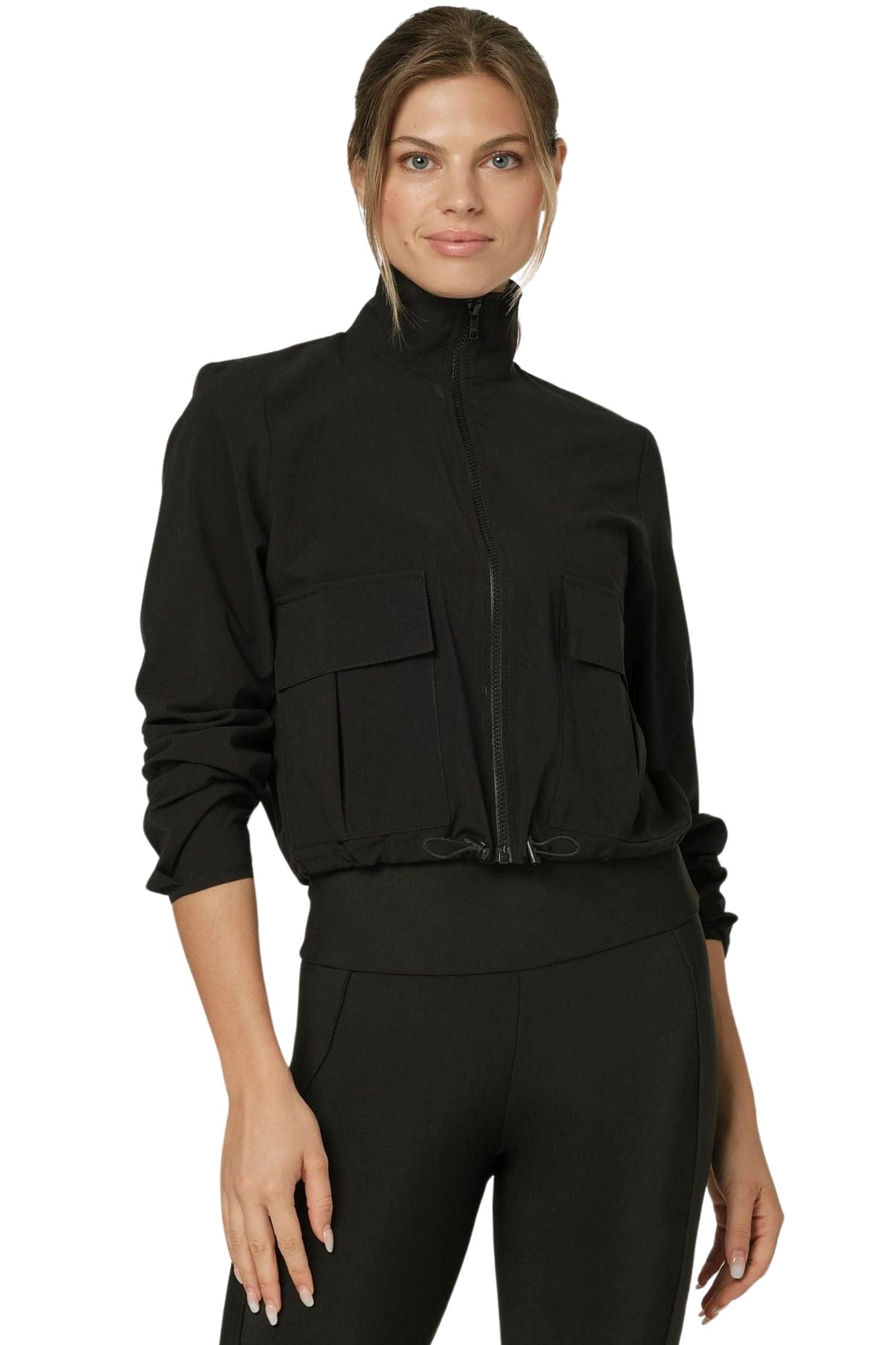 925Fit Short Coming Jacket Black