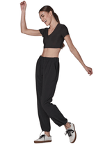 925Fit Zip Code Pants Black