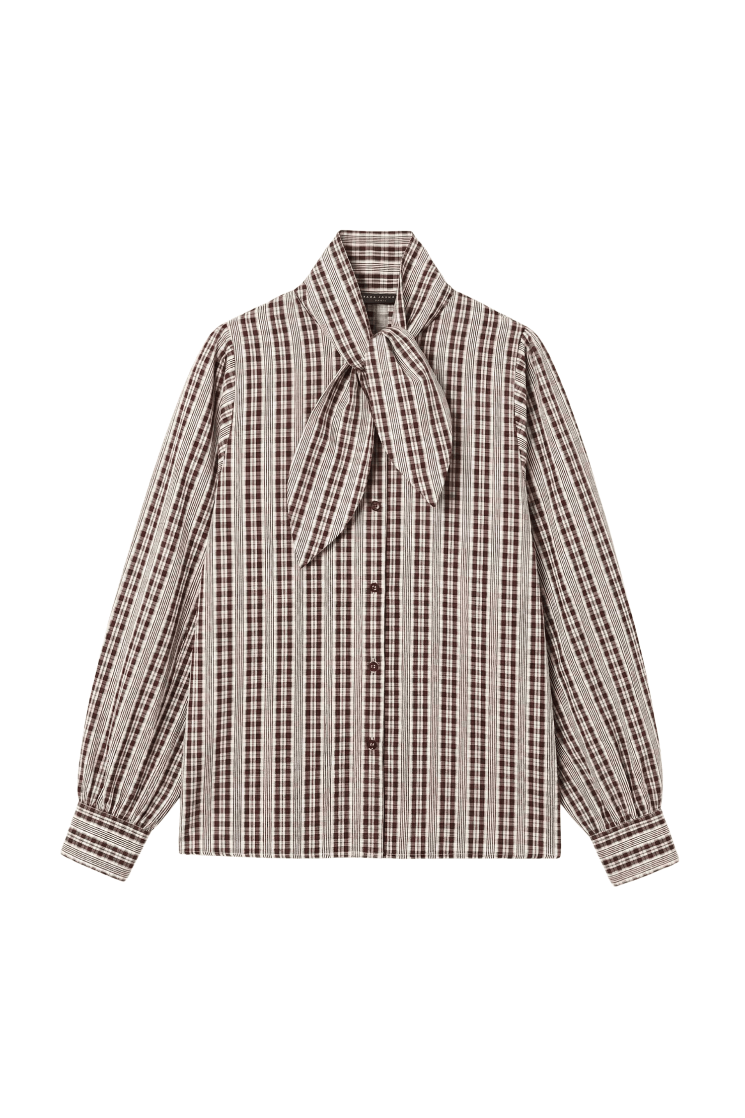 Calyce Shirt Tonka checkered lavallière