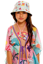 Agua Bendita Shay Reversible Kids Bucket Hat Plash