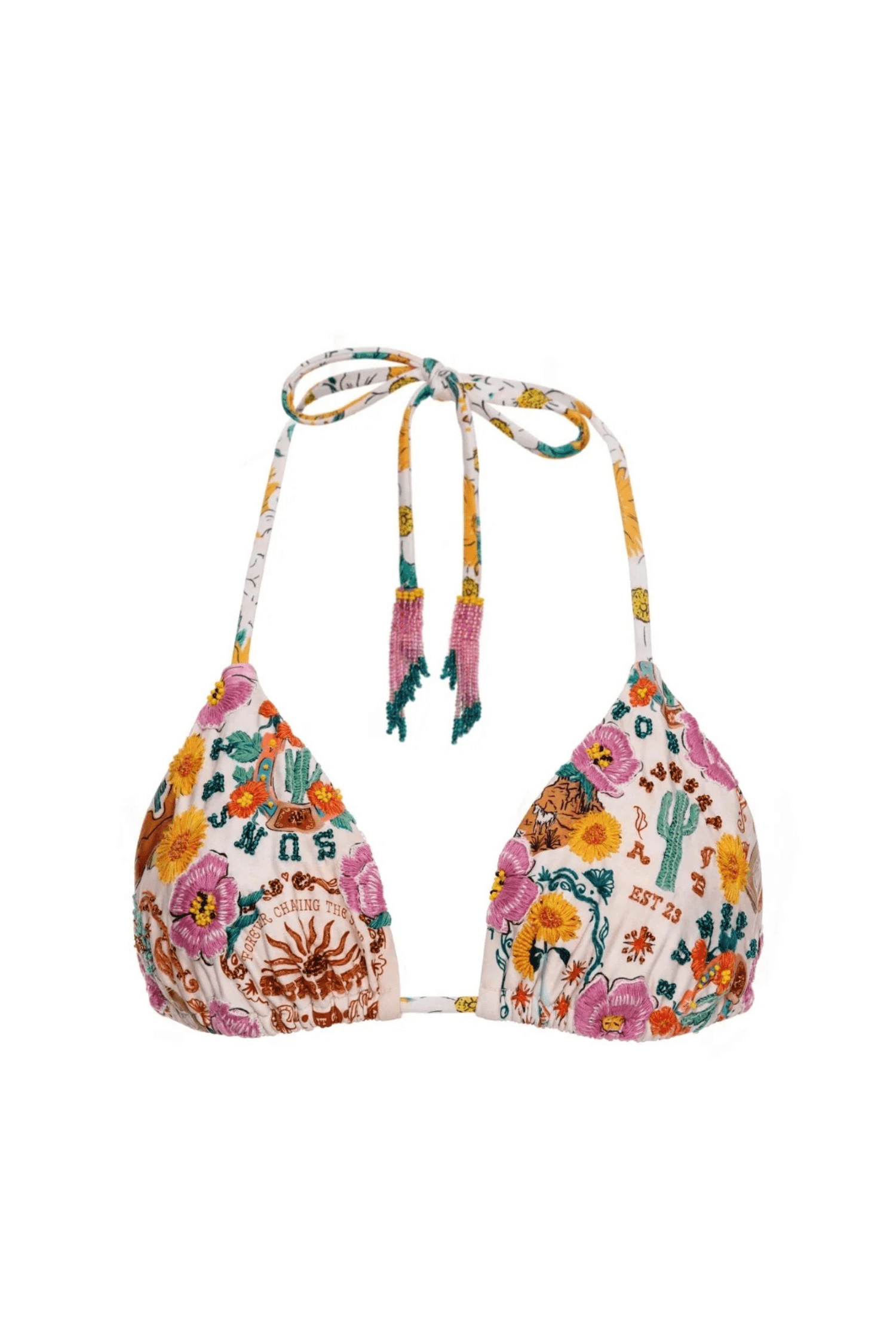 Agua Bendita Lolita Bikini Top Nopal