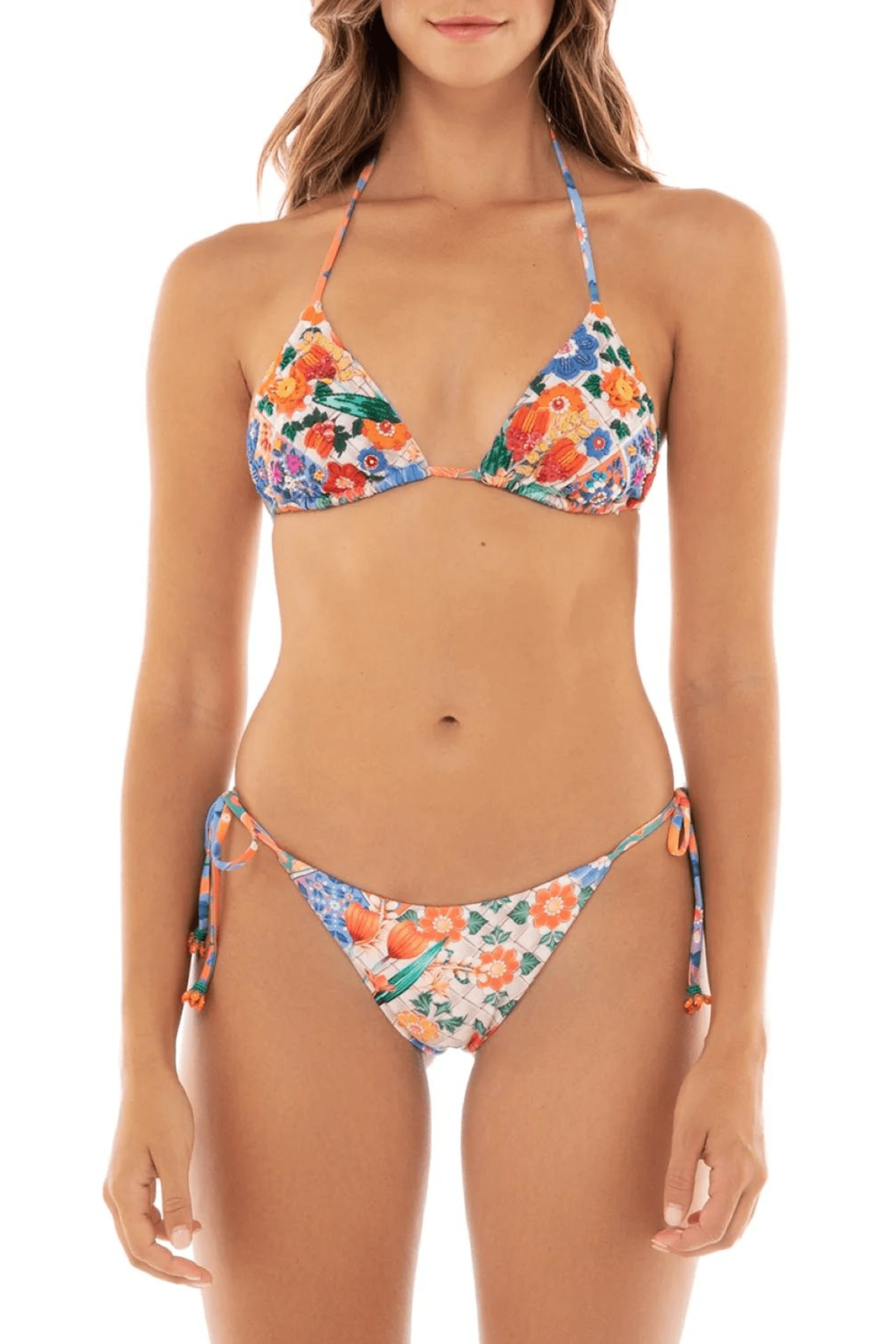 Agua Bendita Lolita Bikini Top Tile