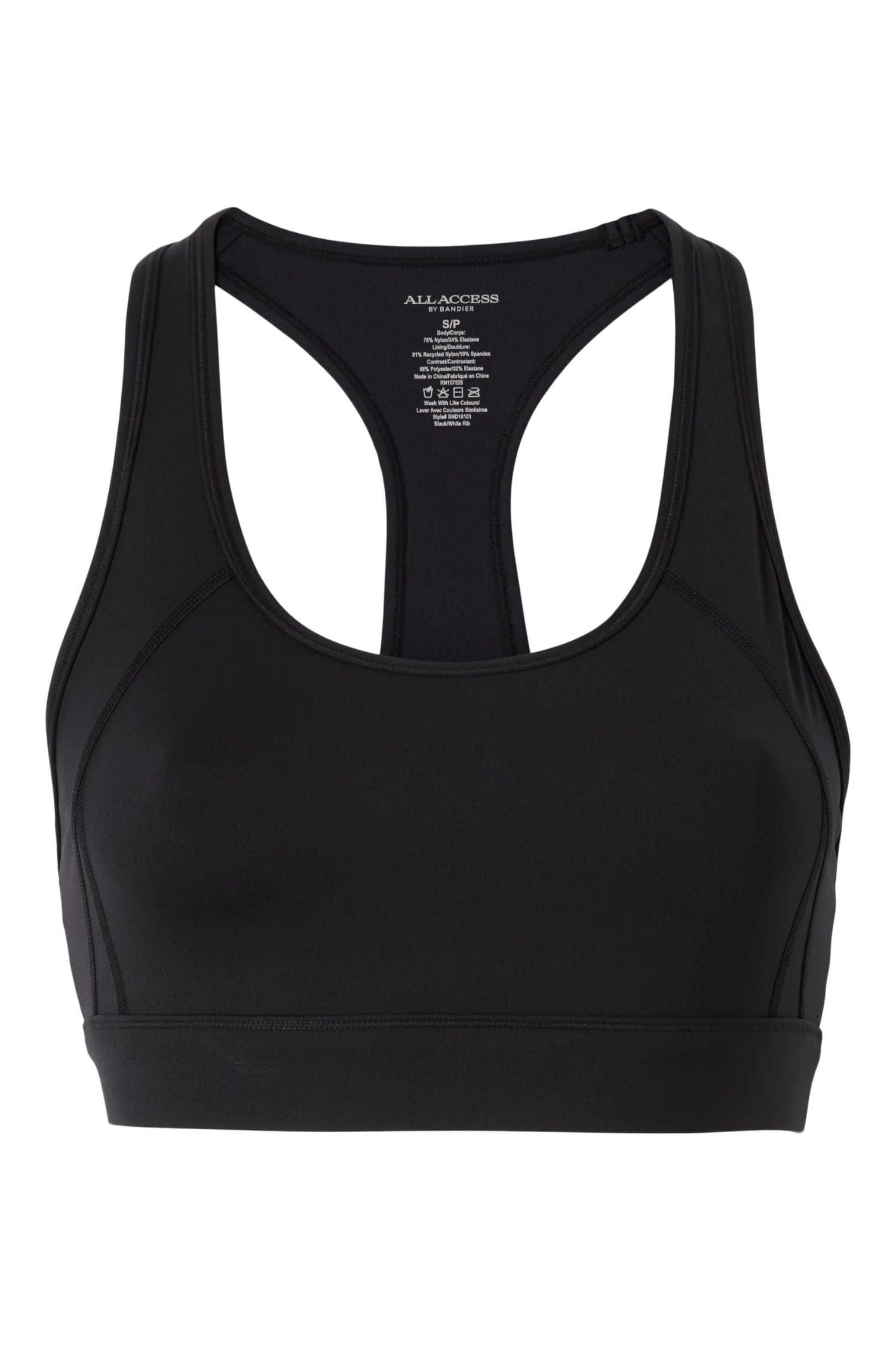 All Access By Bandier Center Stage Bra Black