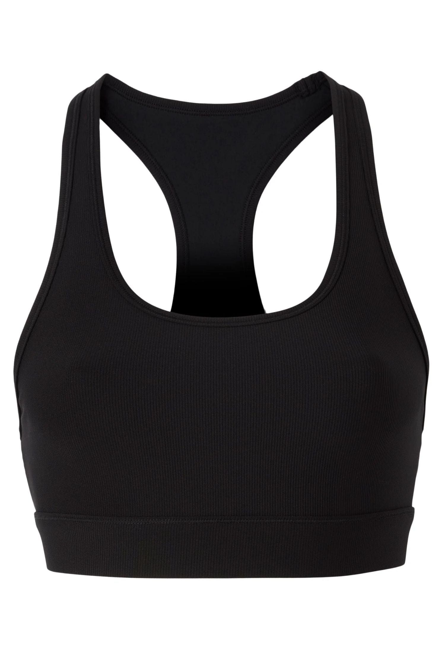 All Access By Bandier Center Stage Rib Bra Black