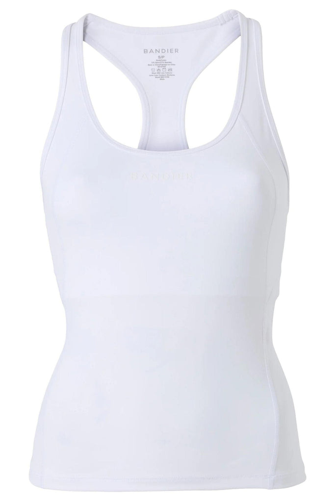 All Access By Bandier Center Stage Tank White