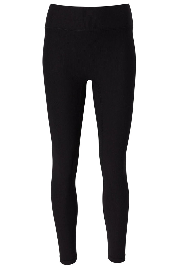 All Access By Bandier Center Stage Rib Legging Black
