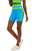 Beach Riot Samantha Short Palm Green Colorblock